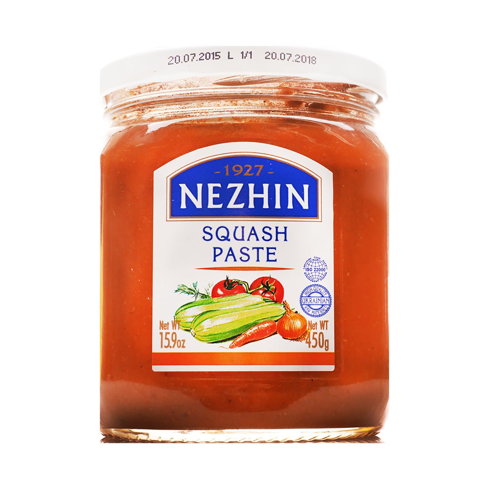 Ukrainian Squash "Zuchini" Paste Ikra (Spread) (Pack of 2) 15.9oz / 450g