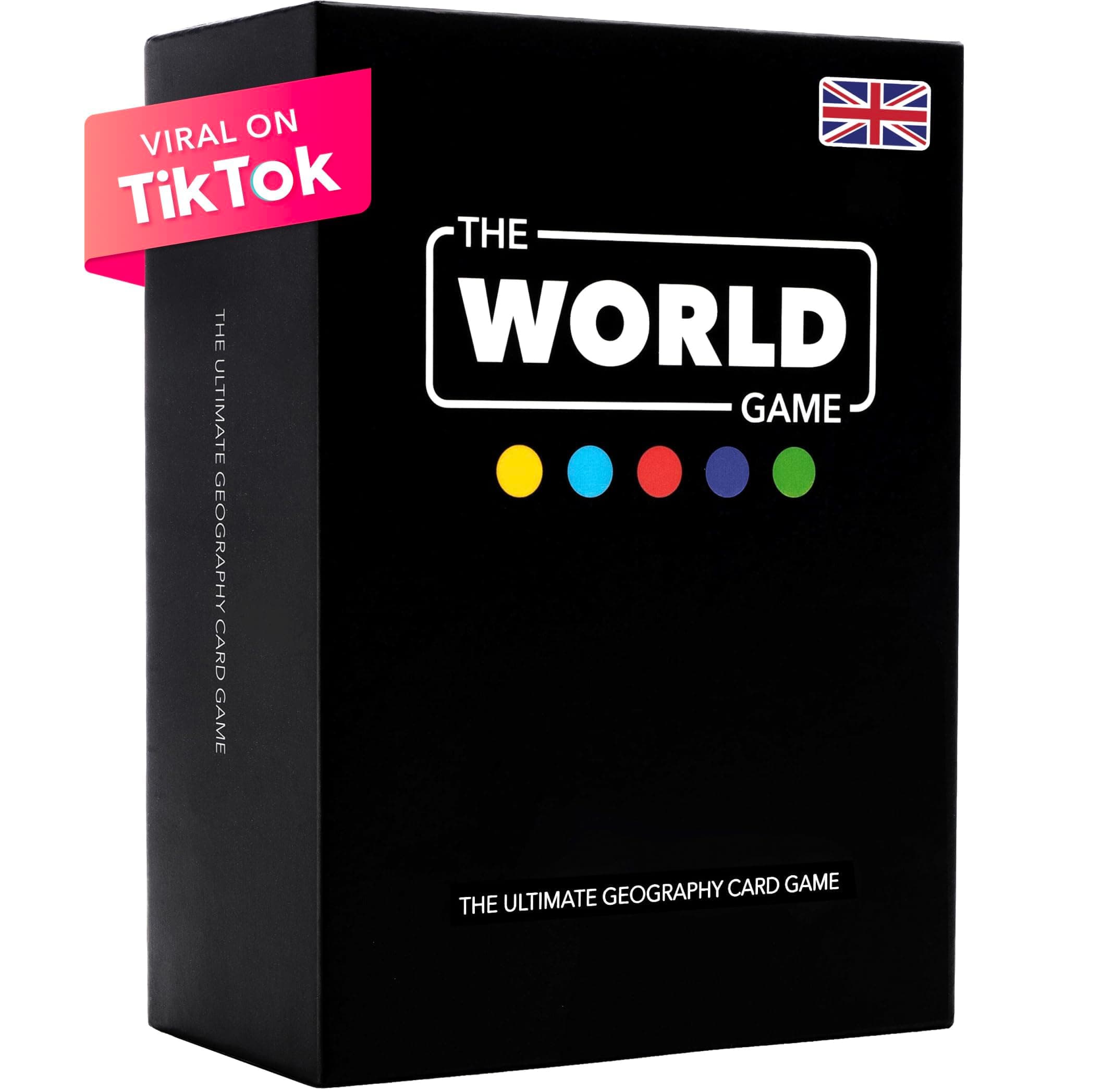 The World Game - Geography Card Game - Educational Board Game for Kids, Family & Adults - Learning Game for Teenage Boys & Girls