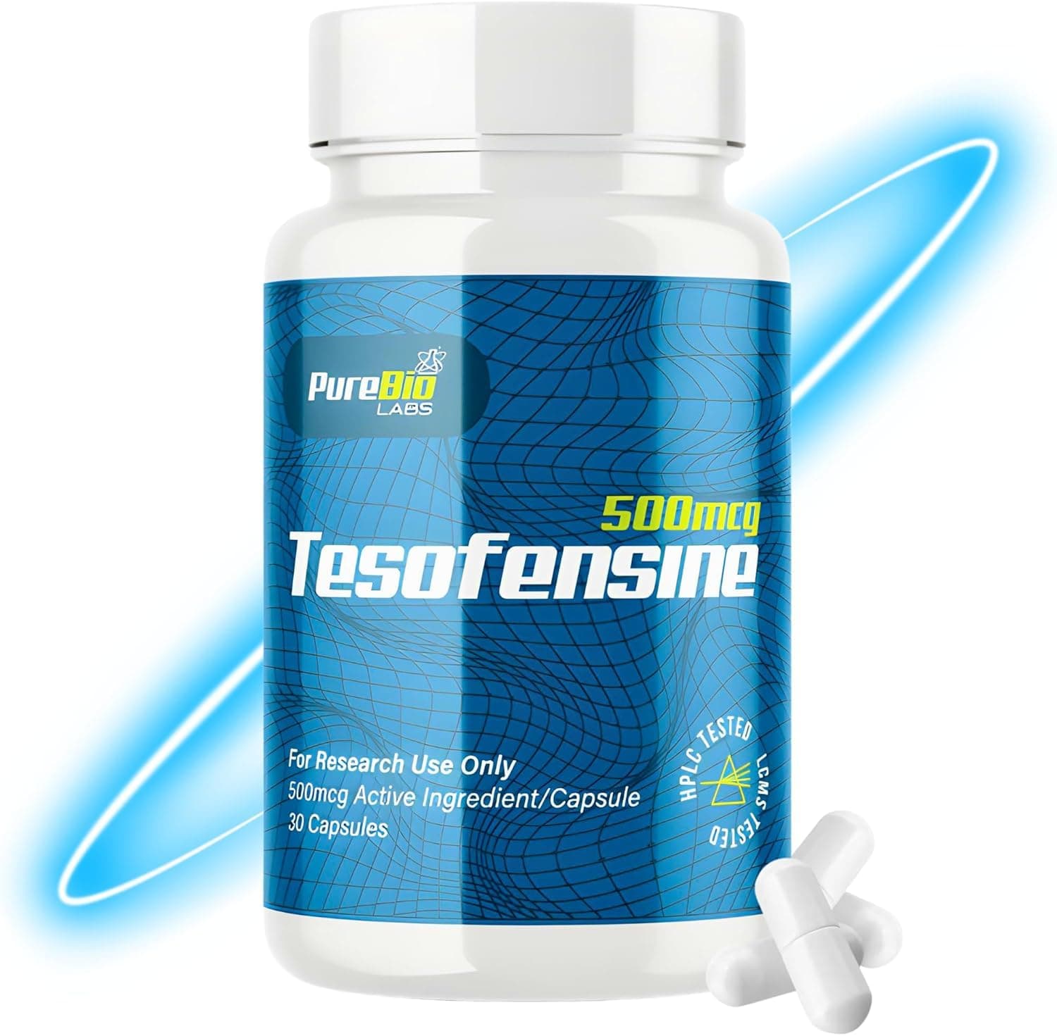 Elite Teso+ 500mcg - Premium Support for Enhanced Cognitive Function & Overall Wellbeing Support, High-Purity, Quality Assured, Made in The USA - 30 Wellness Capsules