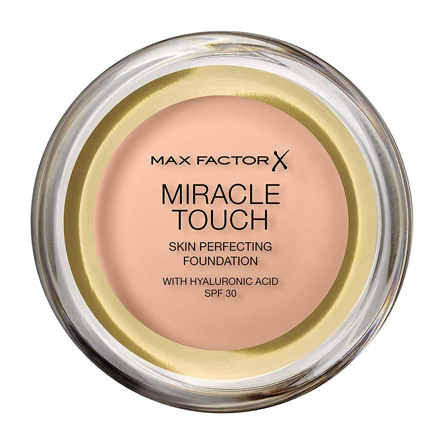 Miracle Touch Foundation, New and Improved Formula, SPF 30 and Hyaluronic Acid, 35 Pearl Beige
