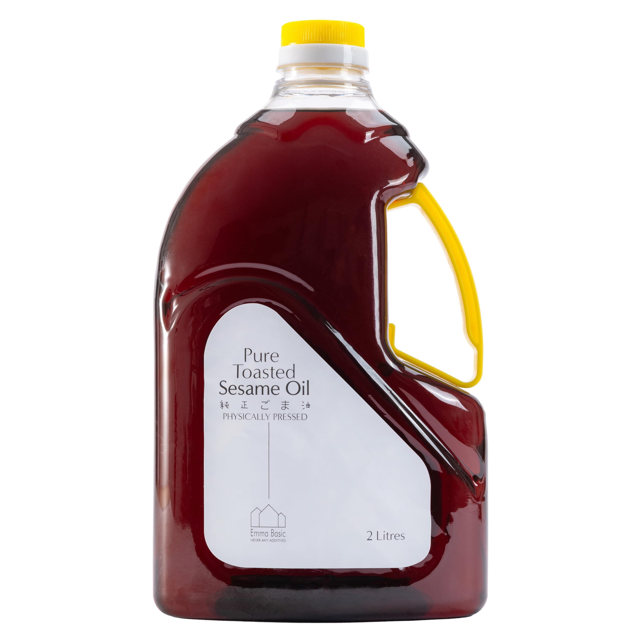 Emma Basic - 100% Pure Toasted Sesame Oil - 2 Litre - Rich Flavour - Antioxidants