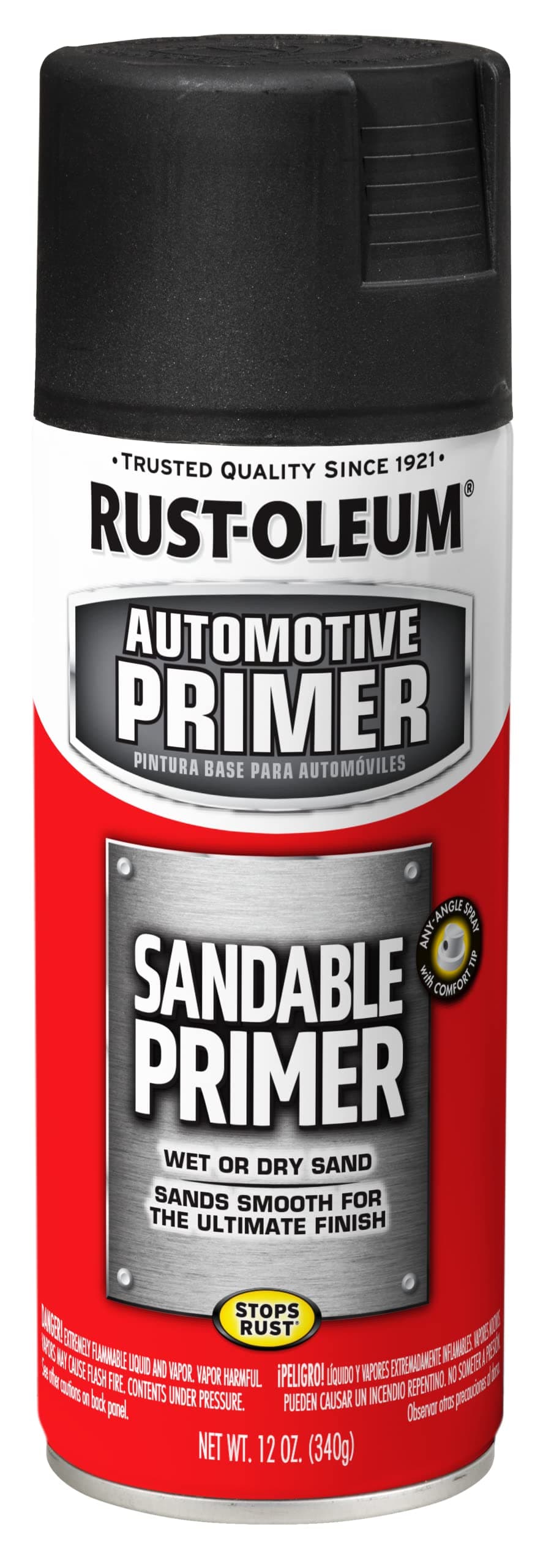 Automotive Sandable Primer Spray Paint (Black)