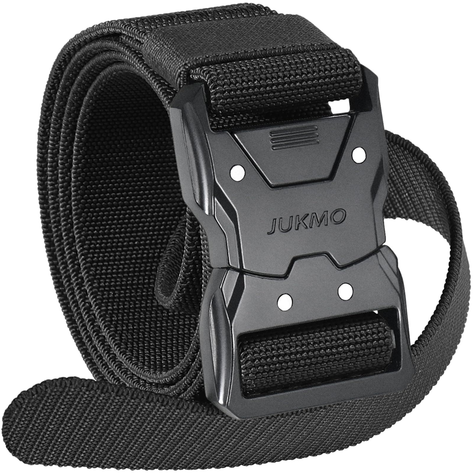 Quick Release Tactical Belt, Military Work 1.5" Nylon Web Hiking Belt with Heavy Duty Seatbelt Buckle