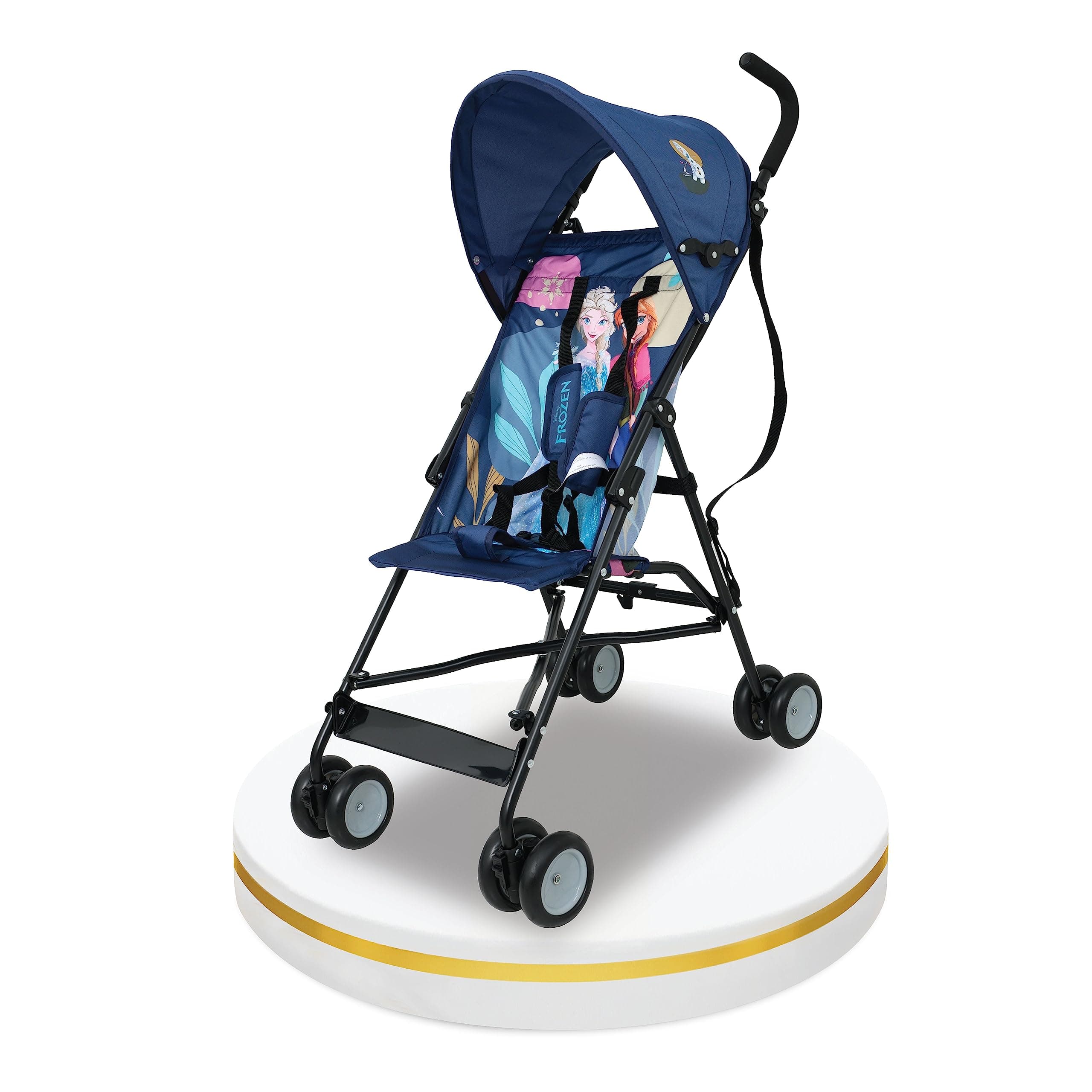 Disney Frozen 2 Lightweight Buggy Stroller | 3-36 Months, Rear Breaks, Shoulder Strap And More.