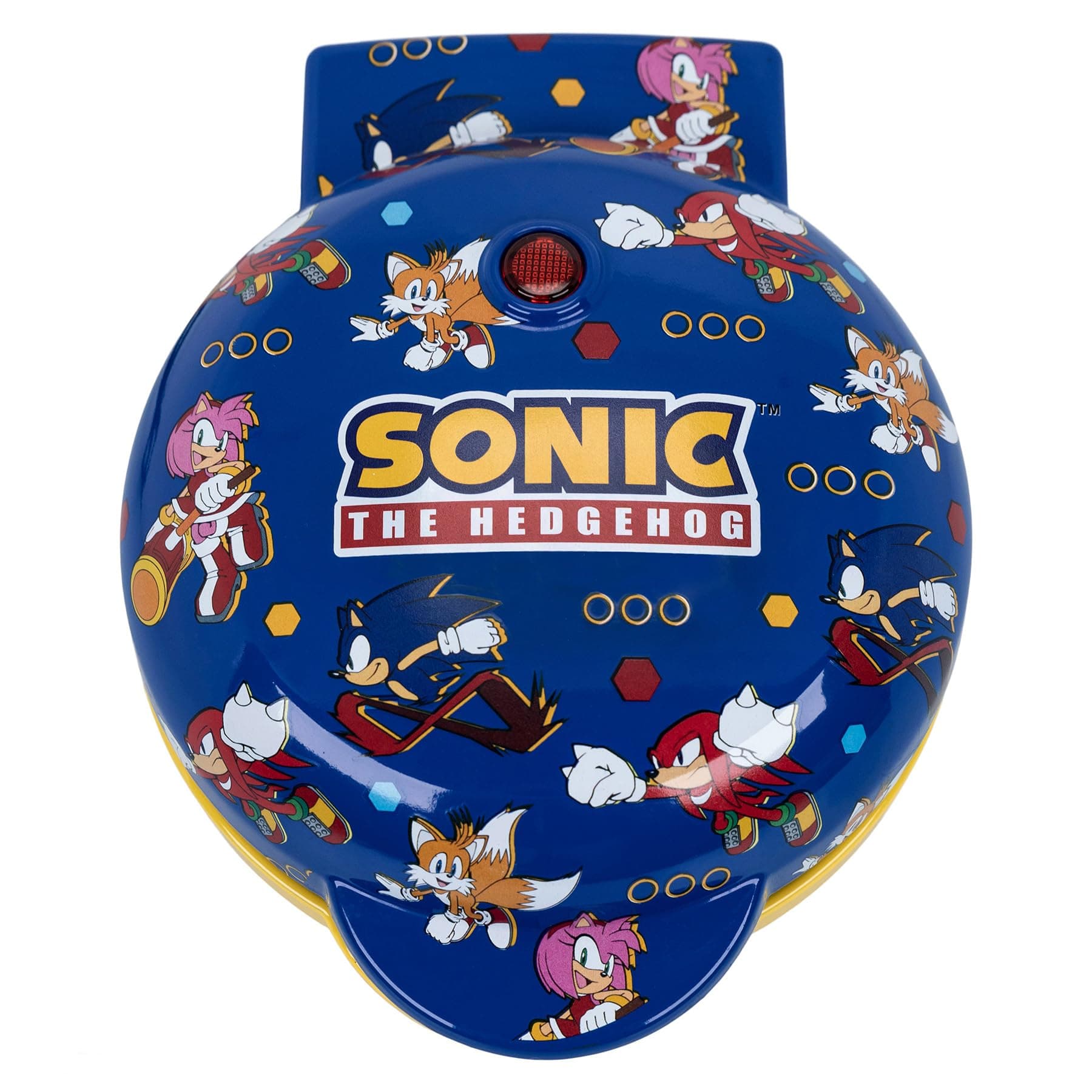Uncanny Brands Sonic the Hedgehog Mini Waffle Maker - Sega Kitchen Appliance