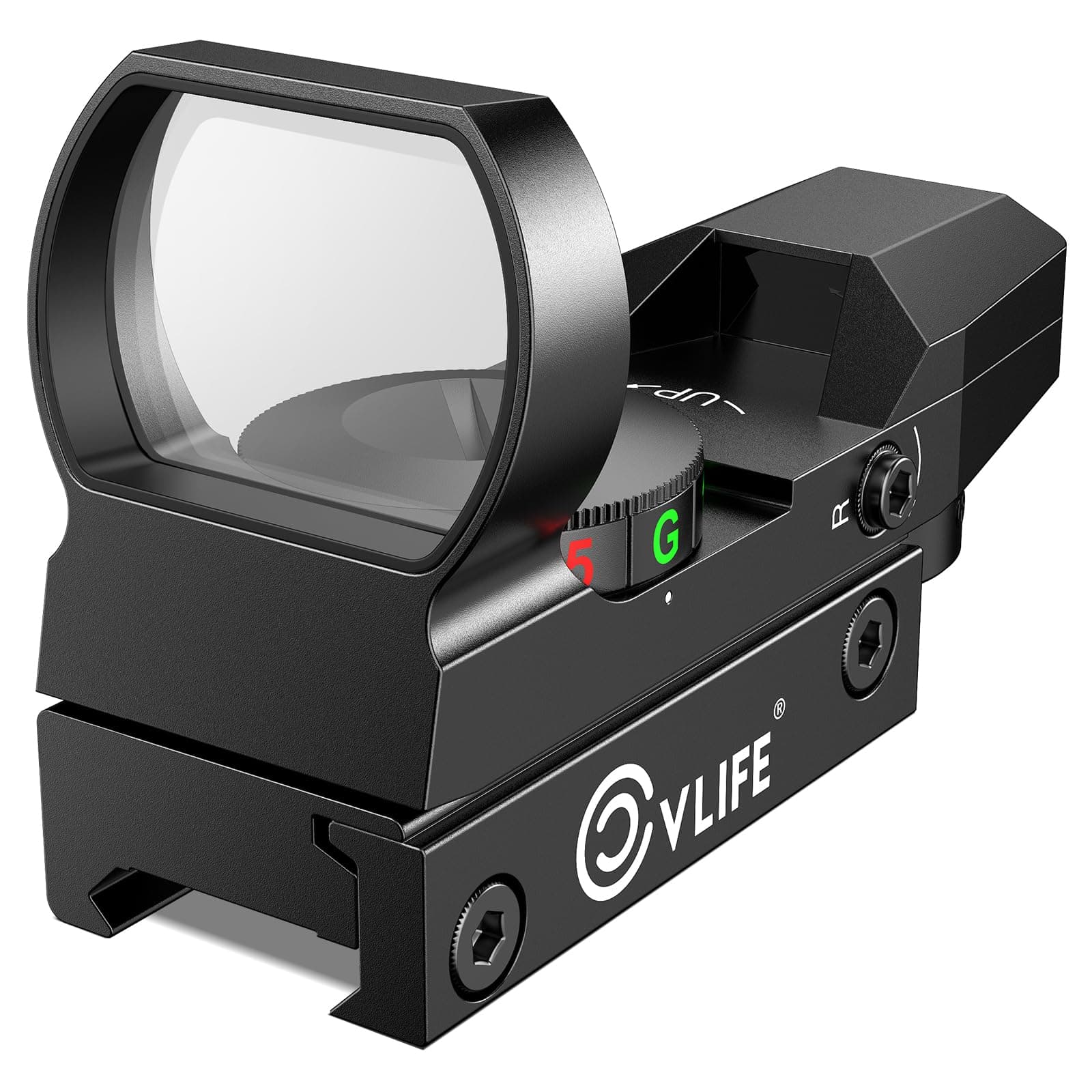 CVLIFE 1X22X33 Red Green Dot Gun Sight Scope Reflex Sight with 20mm Rail