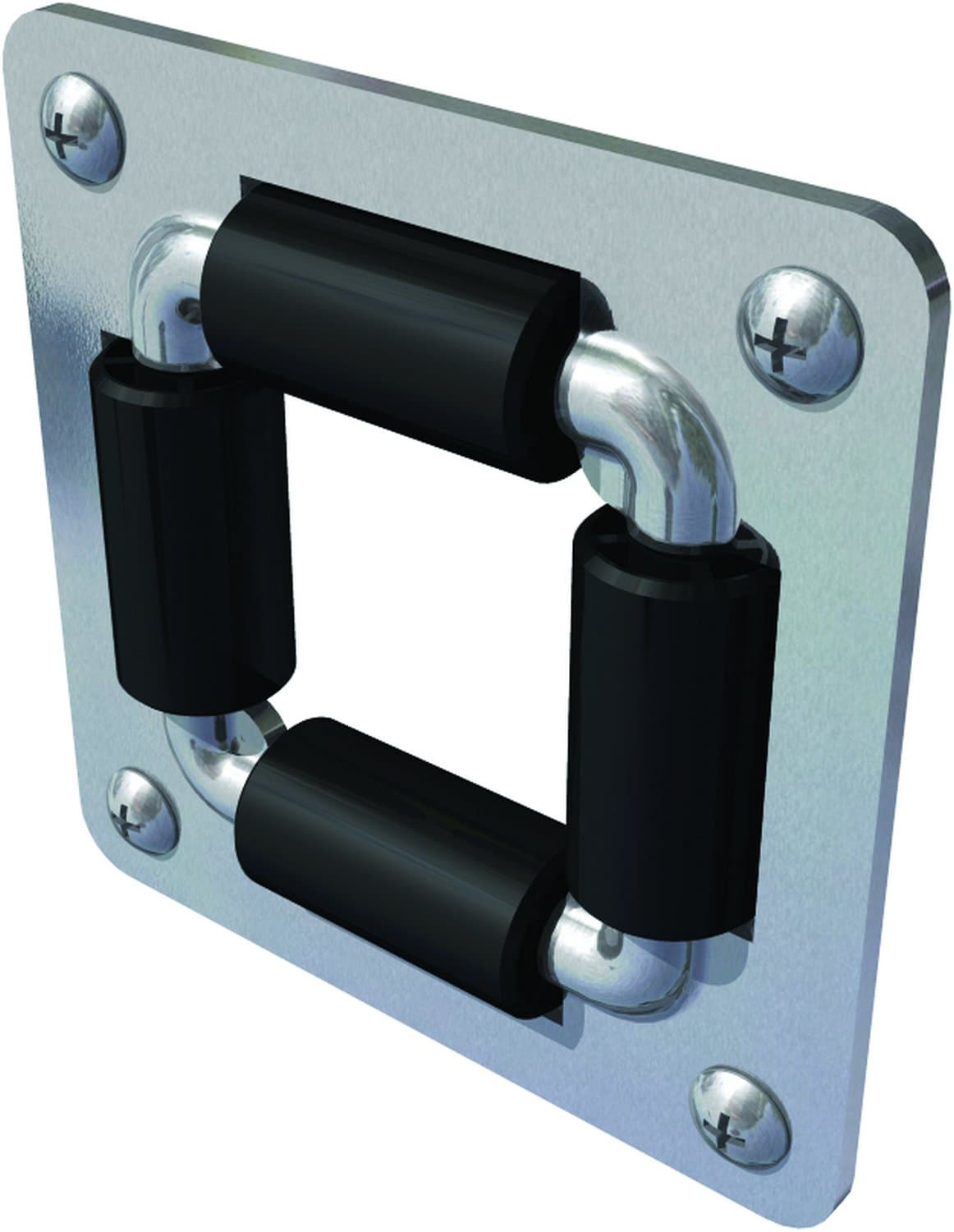 Coxreels 4RB-SS Stainless Steel 4-Way Roller Bracket, 1/4"-3/4" Size