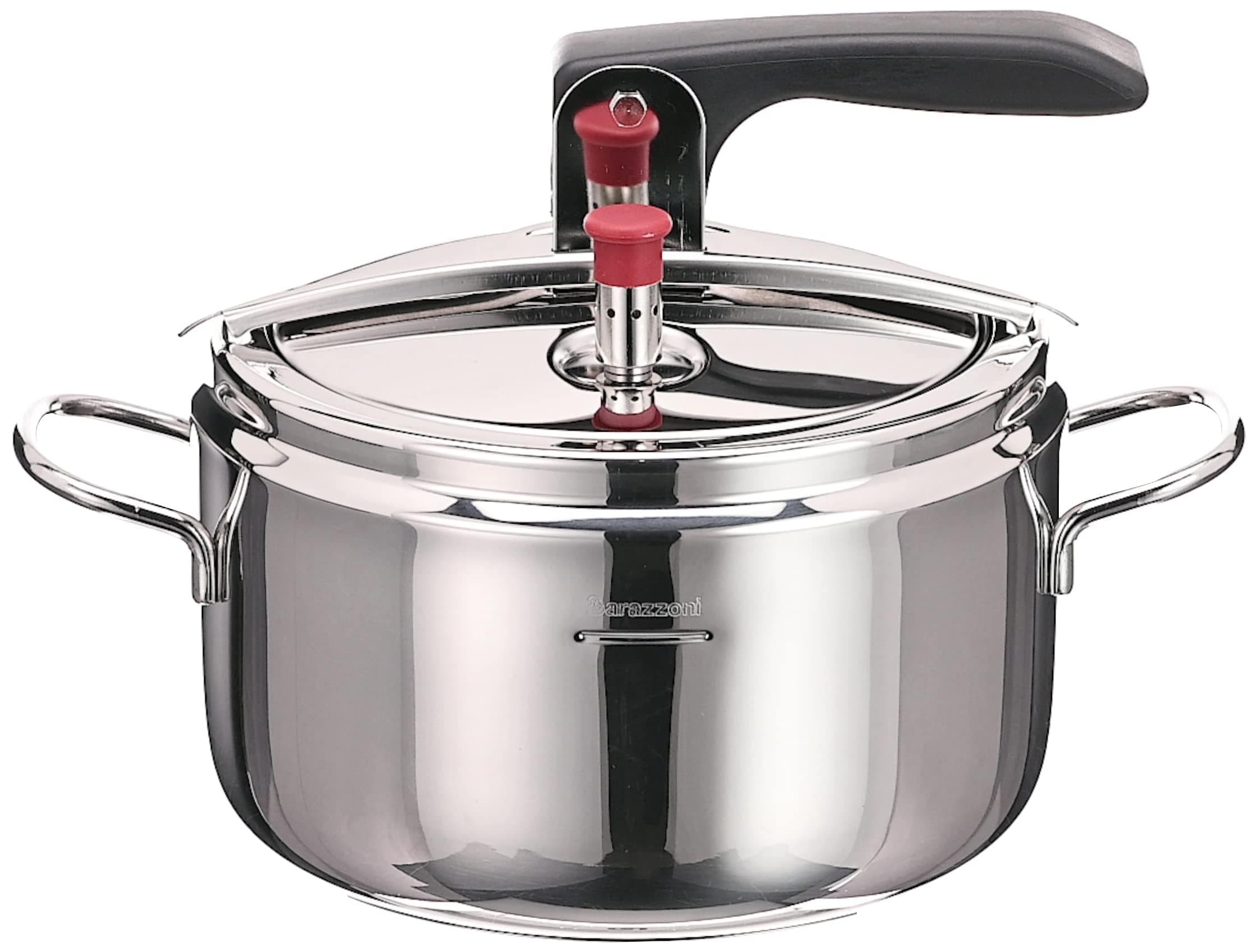 Pentola a Pressione Modello, Basic Pressure Cooker, Diameter 22 cm, Capacity 5 L, Induction, Made in Italy, Stainless Steel, Silver