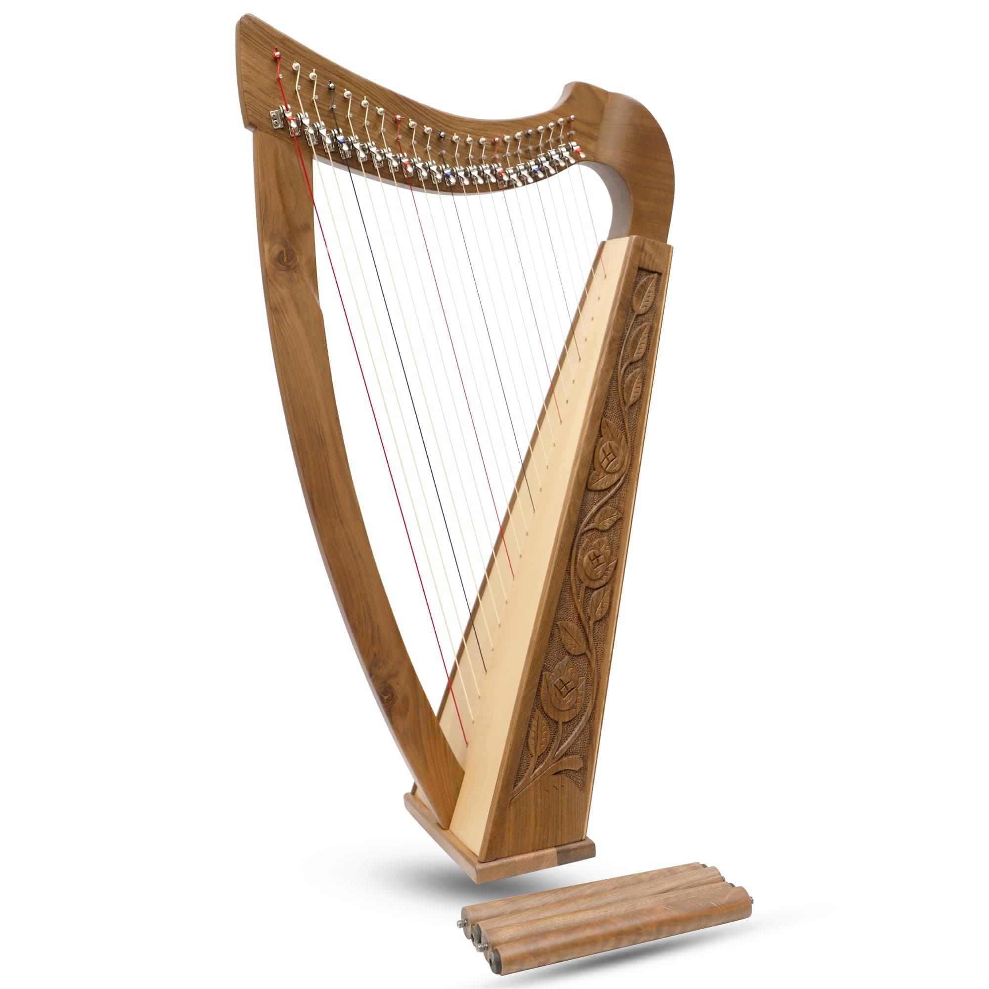 22 String Trinity Harp Walnut