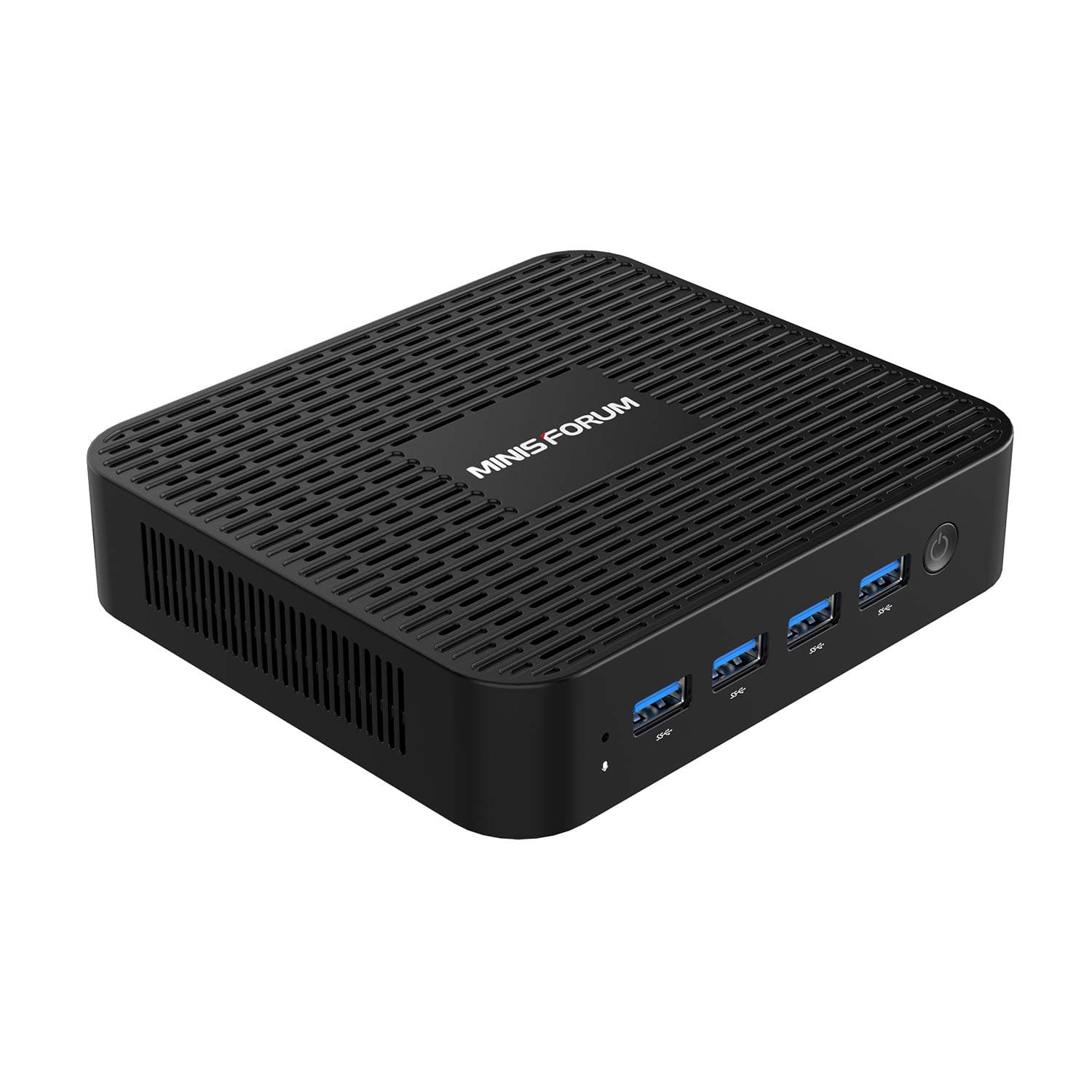 MINISFORUM GK41 Mini PC Celeron Processor J4125 Quad Core(up to 2.7GHz),8GB DDR4 128GB SSD Mini Desktop Computer 4X USB 3.0 Ports,2X Gigabit Ethernet,4K@60Hz Output,Dual Wi-Fi