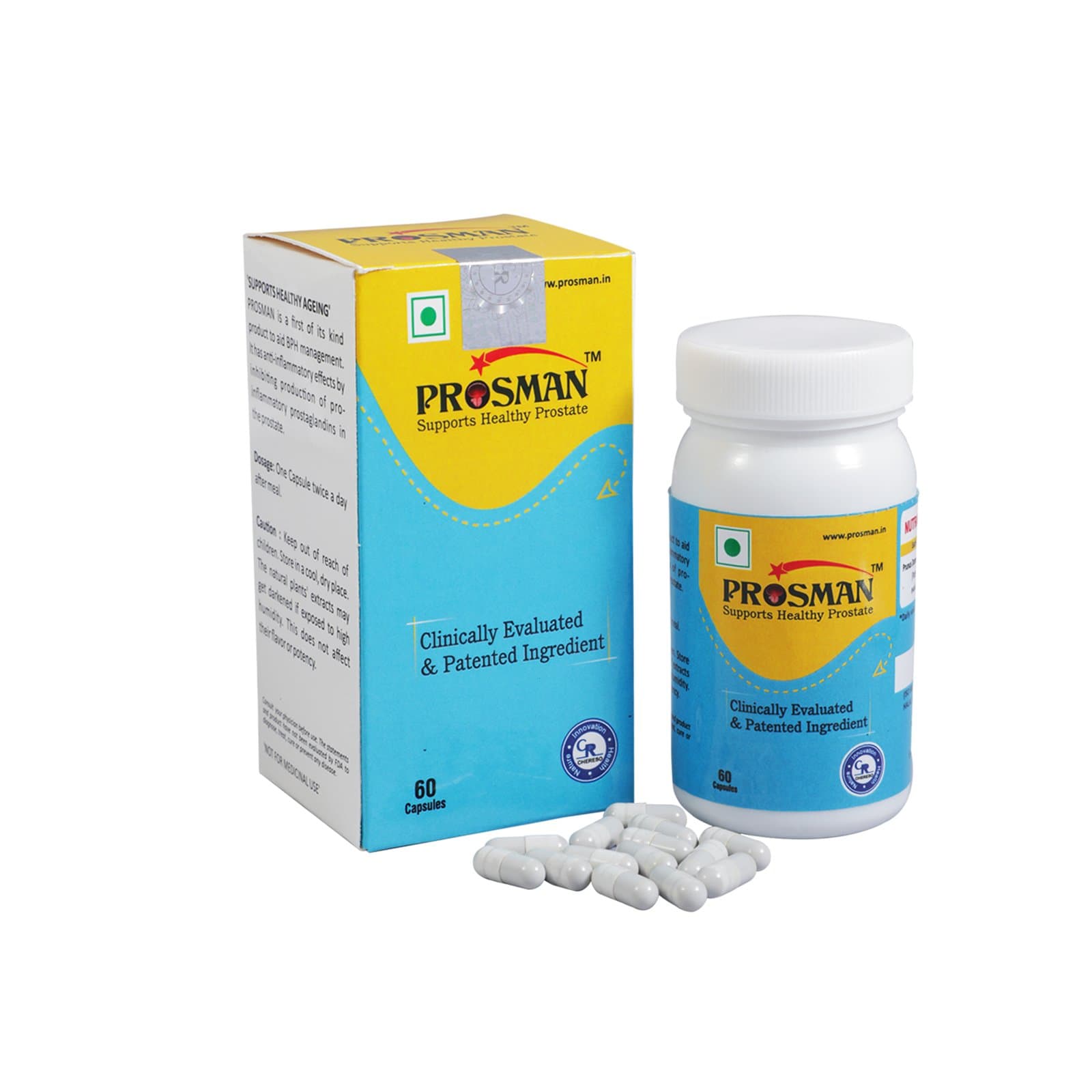Prosman 60 capsules | Natural | proven