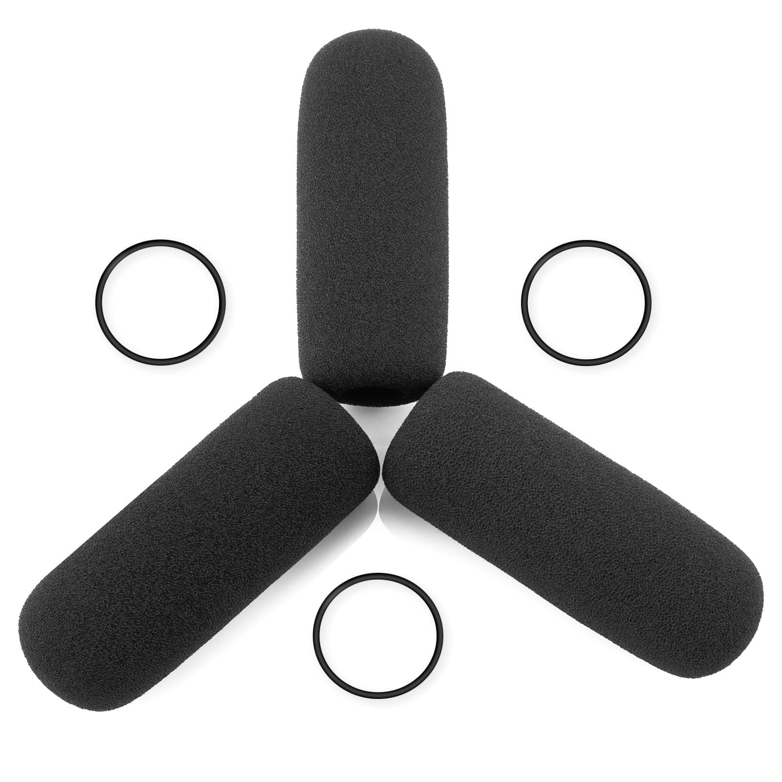 for David Clark M7A Mic Cover, M-4 / M-7 / H10 / H20 /DC PRO-X2 / PRO-2 / DC ONE-X ENC Headset Aviation Microphone Replacement Pop Filter Protector, 3pack Windscreen