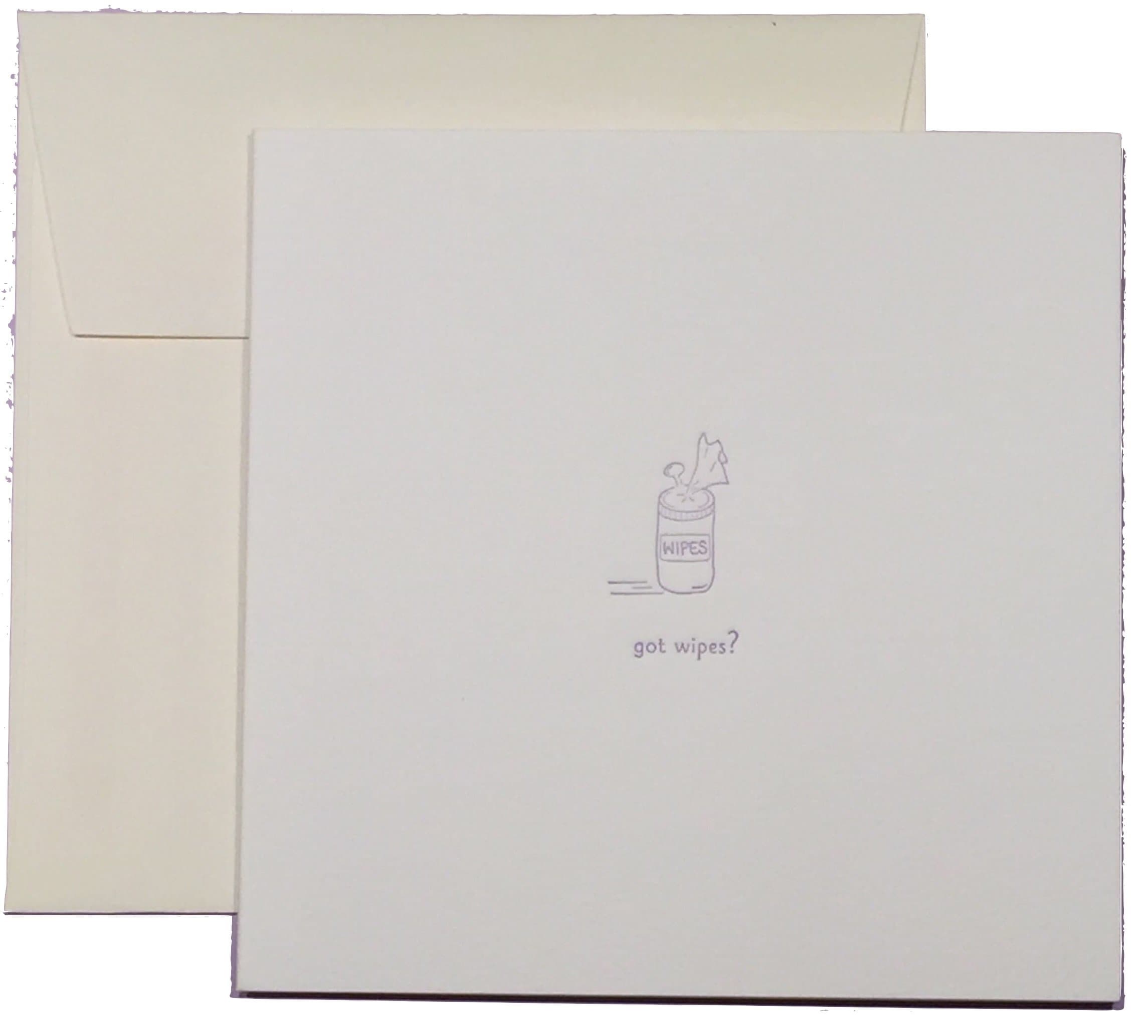 Purple Letterpress Birth Announcement