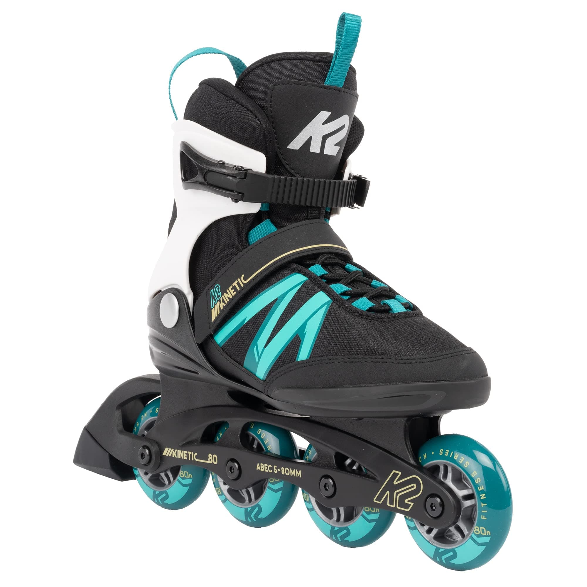 K2 Kinetic 80 Women's Inline Skates, Breathable & Comfortable Original Softboot Skates for Women