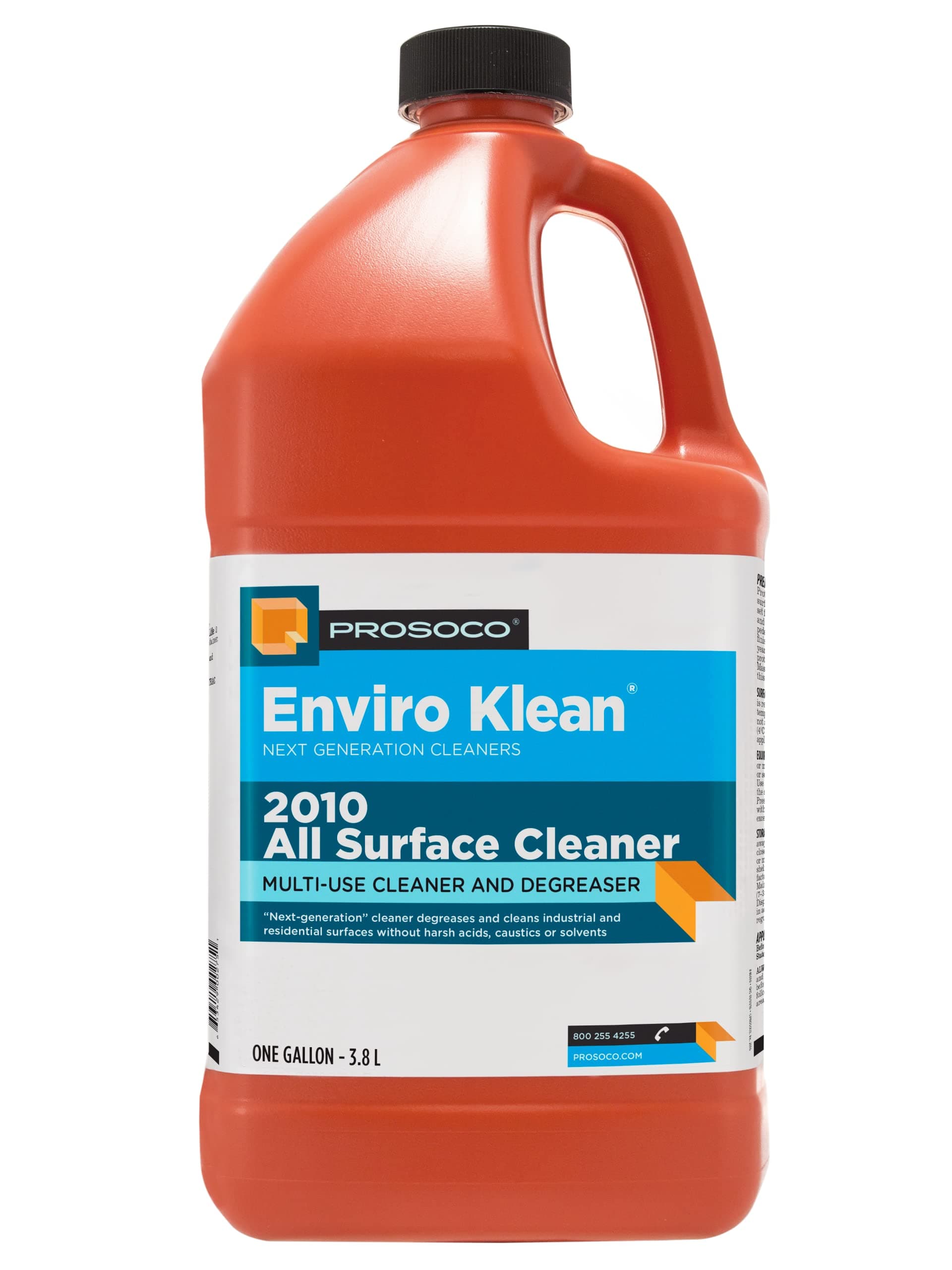 Enviro Klean® 2010 All Surface Cleaner - Concentrated, Industrial Strength, All-Purpose & All-Surface/Hard Surface Cleaner - One diluted gallon can make up to 10 gallons