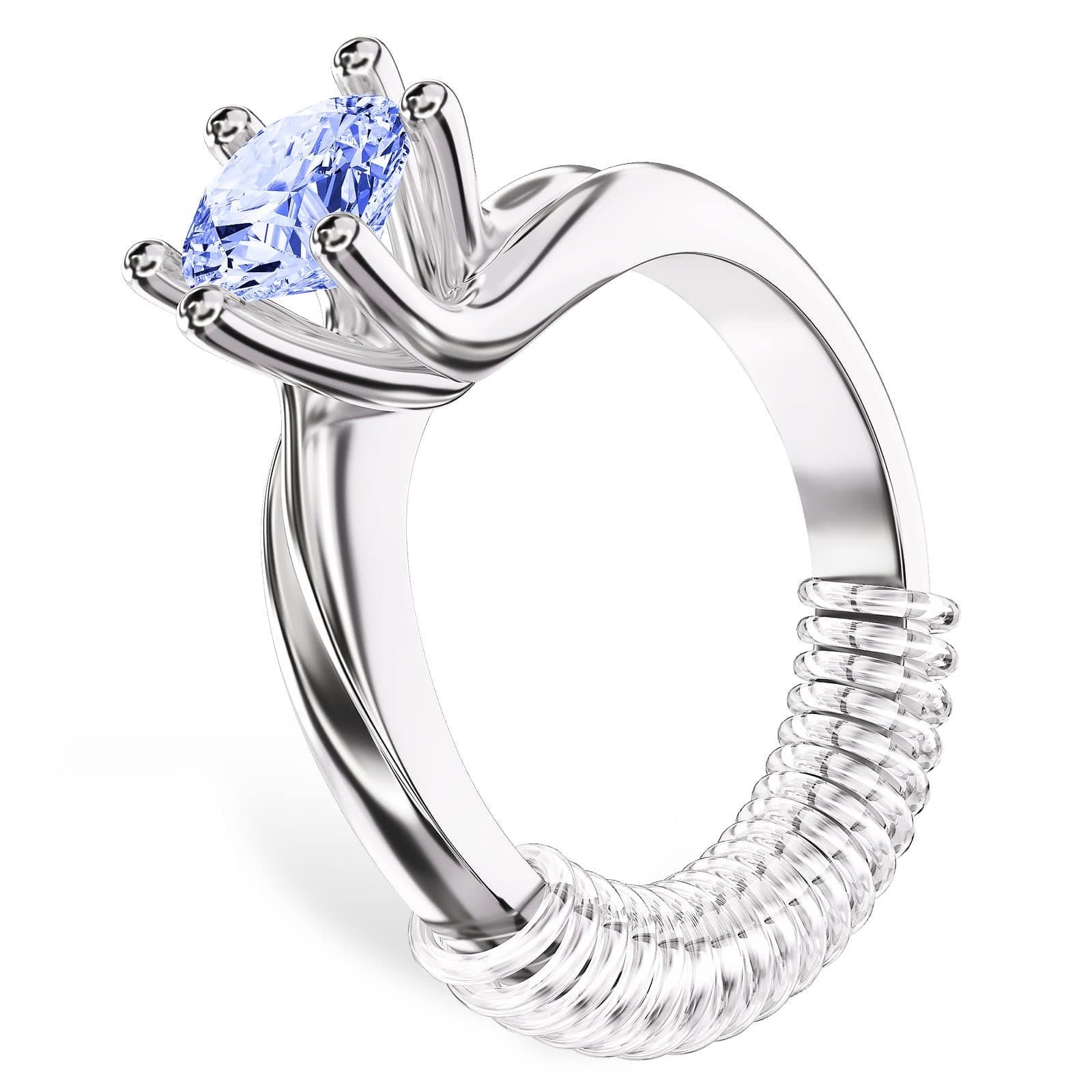 REIDEAREIDEA Ring Adjuster, Invisible and Comfortable Non-Slip, Various Sizes to Fit Almost Rings (Not for Rings Wider Than 0.2 Inches/5 mm)