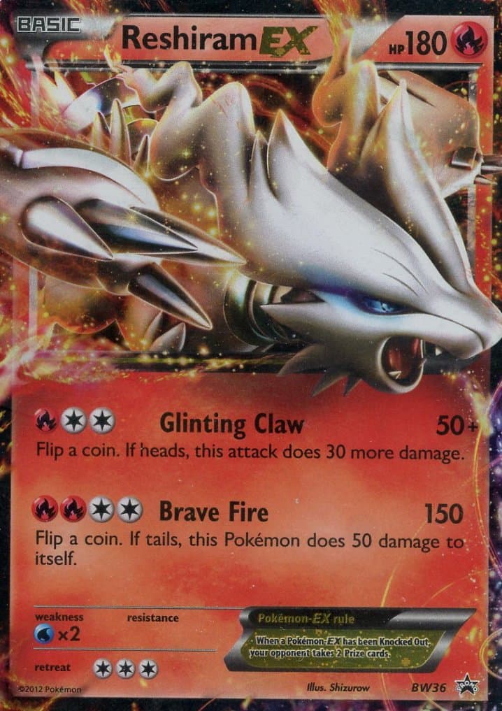 Pokemon - Reshiram EX (BW36) Promos - Holo