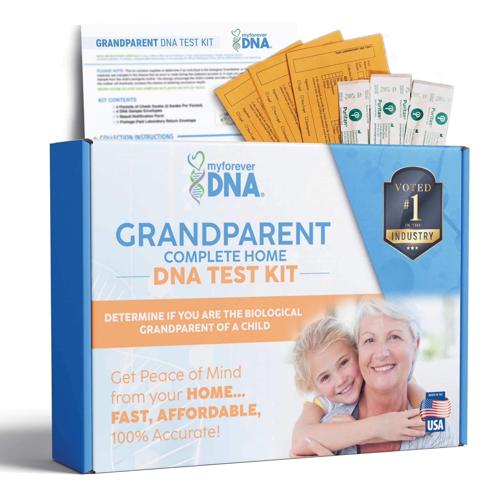 HOME GRANDPARENT DNA TEST KIT