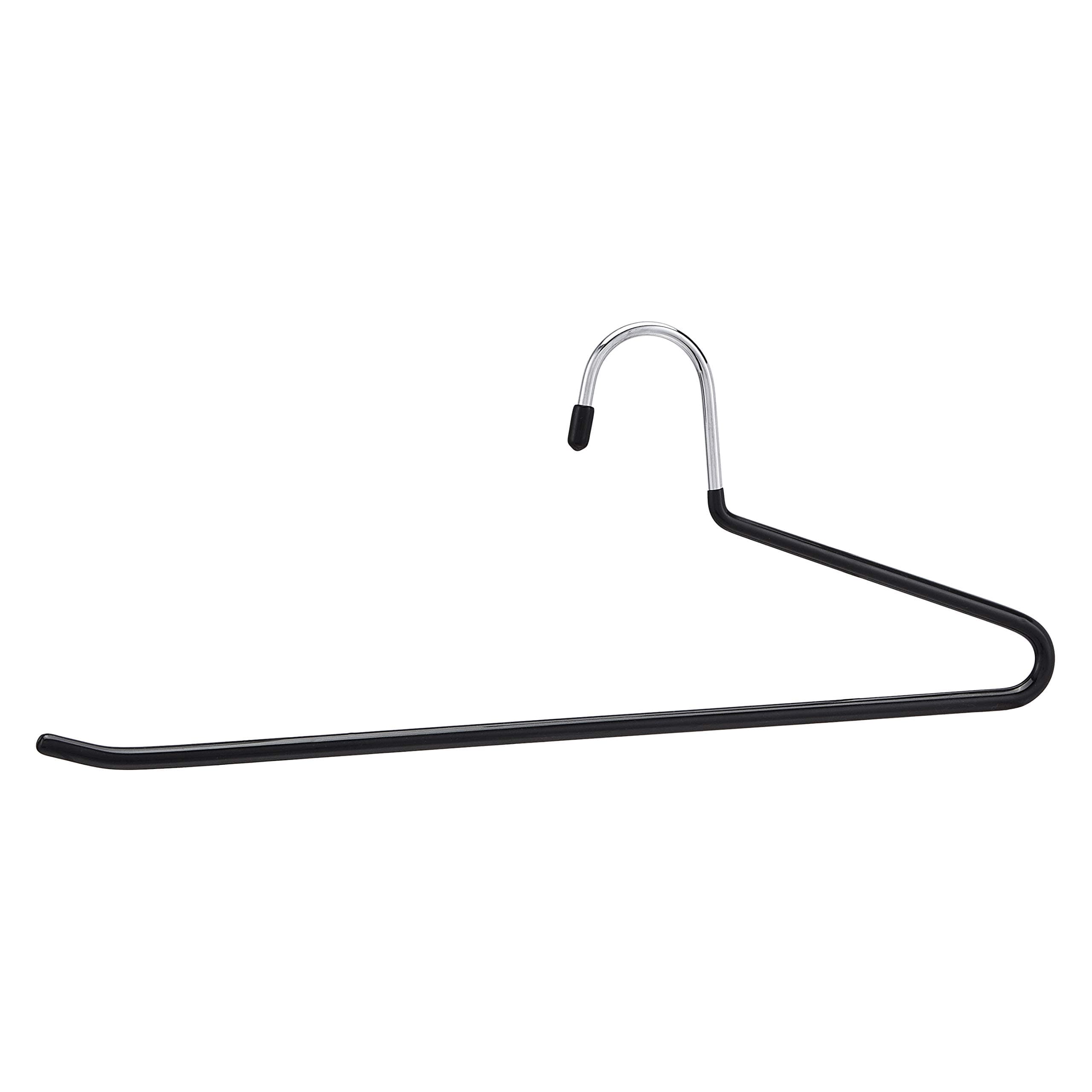 Amazon Basics Trouser/Slack Hangers Easy Slide Organisers, Pack of 30, Chrome