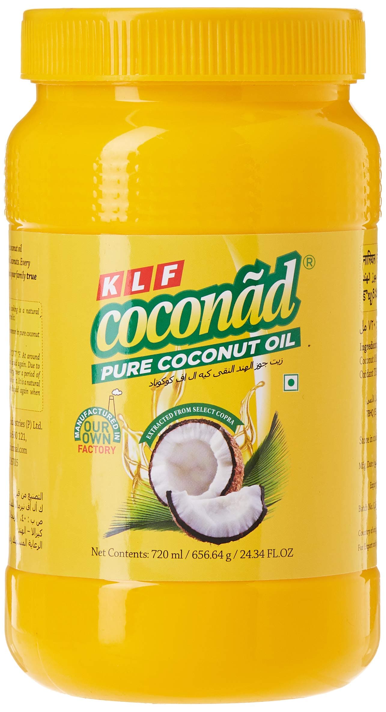 Klf Coconad Pure Coconut Oil - 720 ml