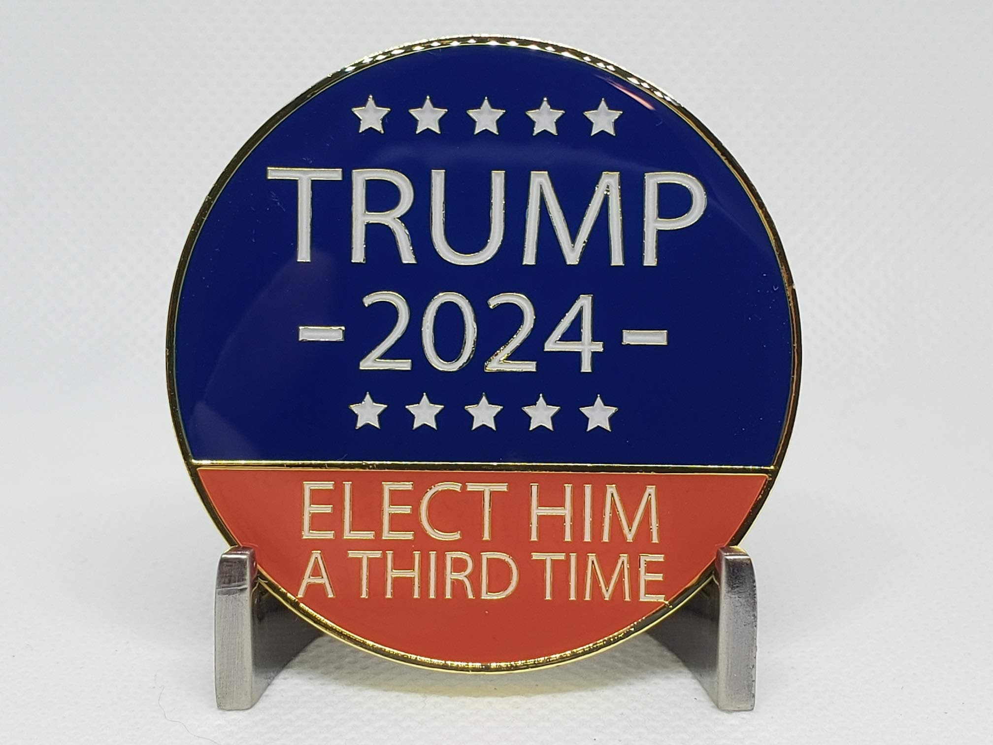 Trump 2024 Satirical Challenge Coin