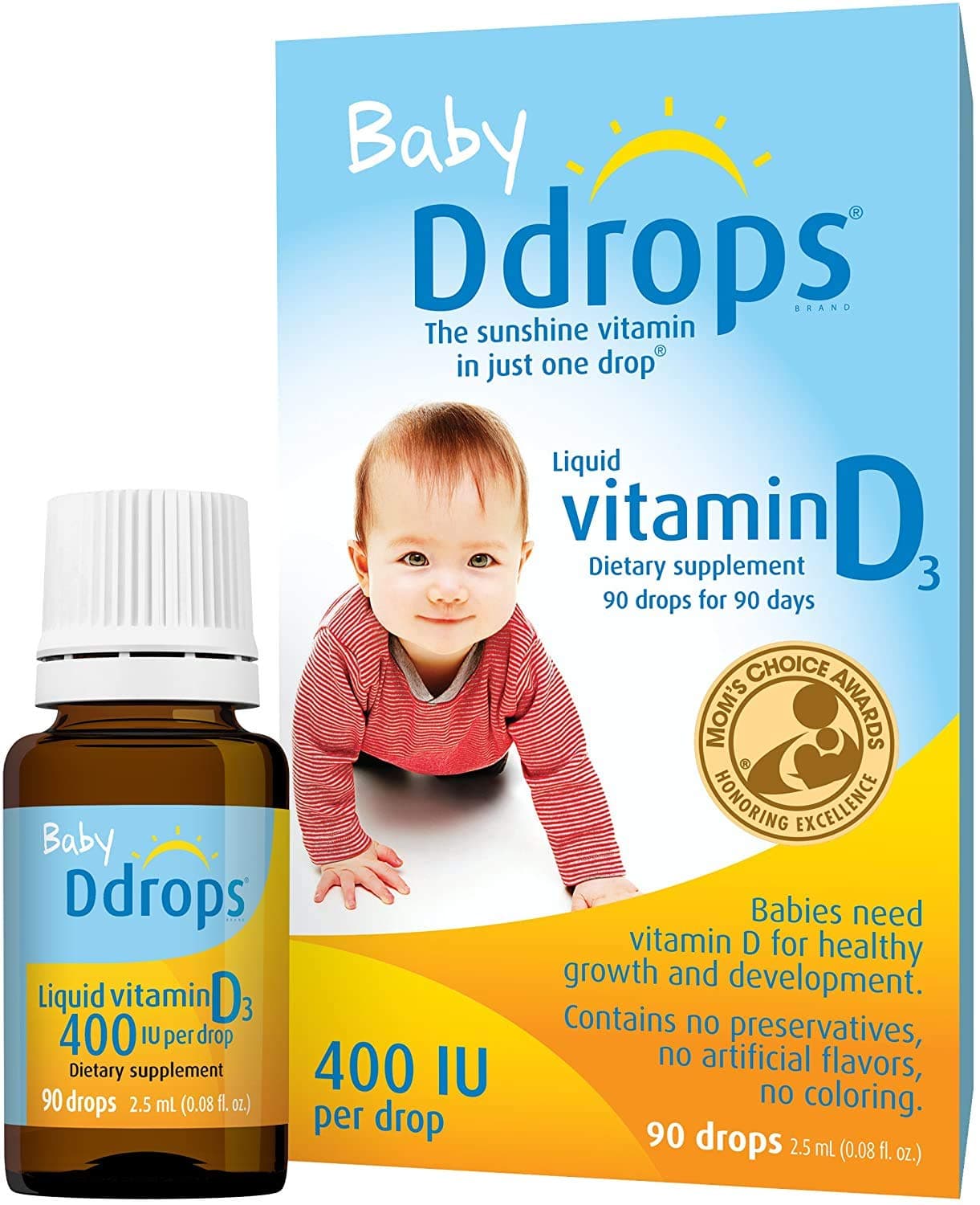 Vit D,Baby,400 Iu,90 Drop
