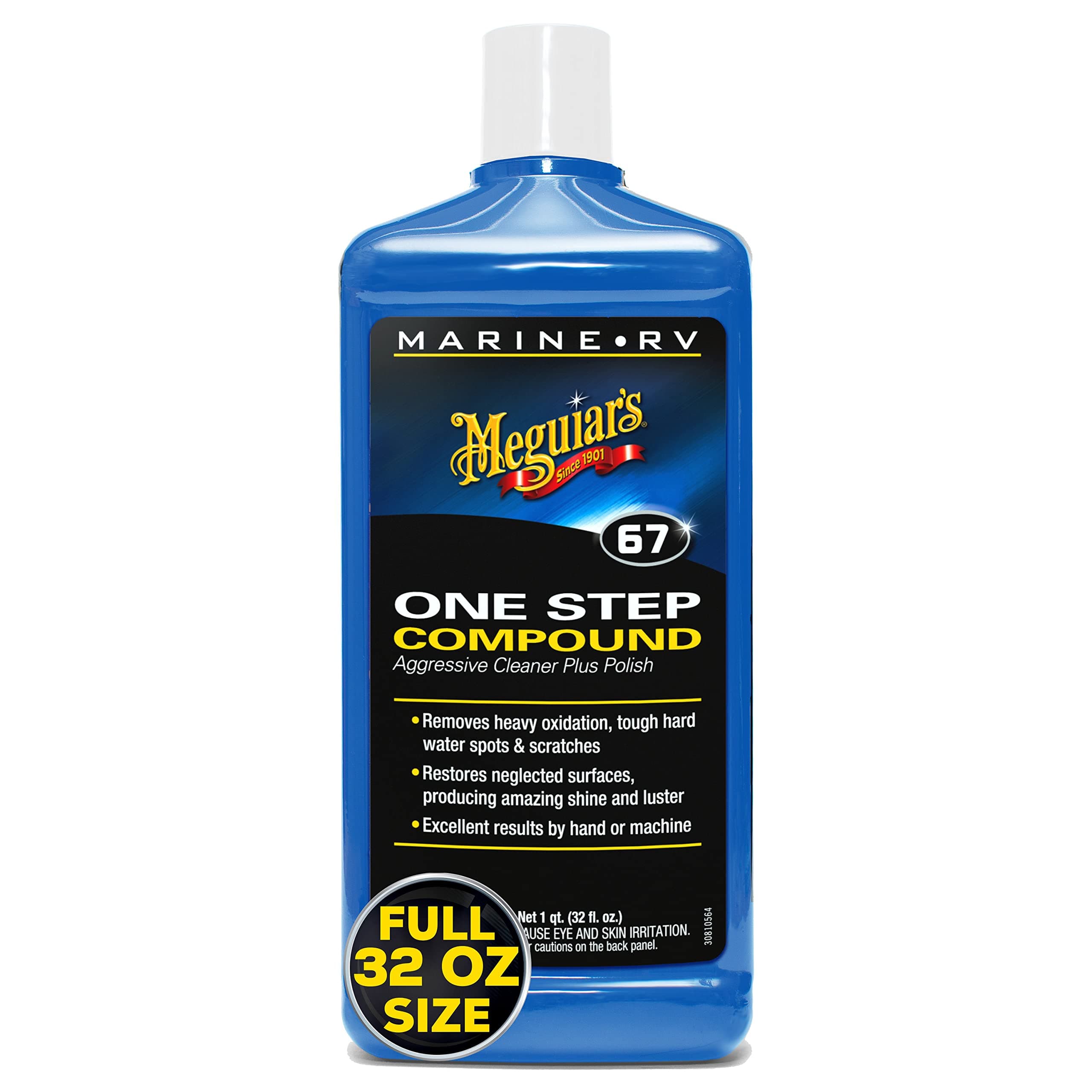 Marine RV 67 Boat One Step Compound M6732 946ml Aggressive Cleaner Plus Polish