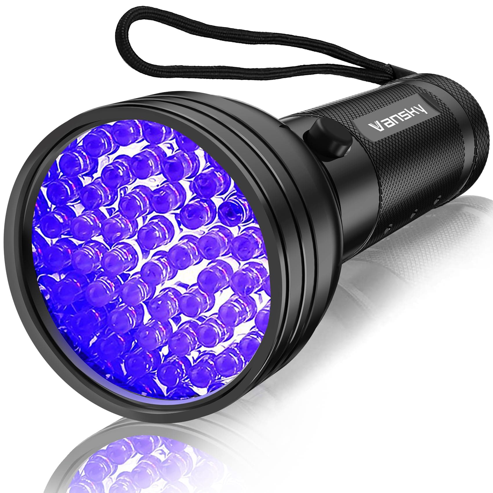 UV Flashlight Black Light, 51 LED Blacklight Pet Urine Detector for Dog/Cat Urine, Dry Stains, Bed Bug, Resin Curing, Scorpions Finder