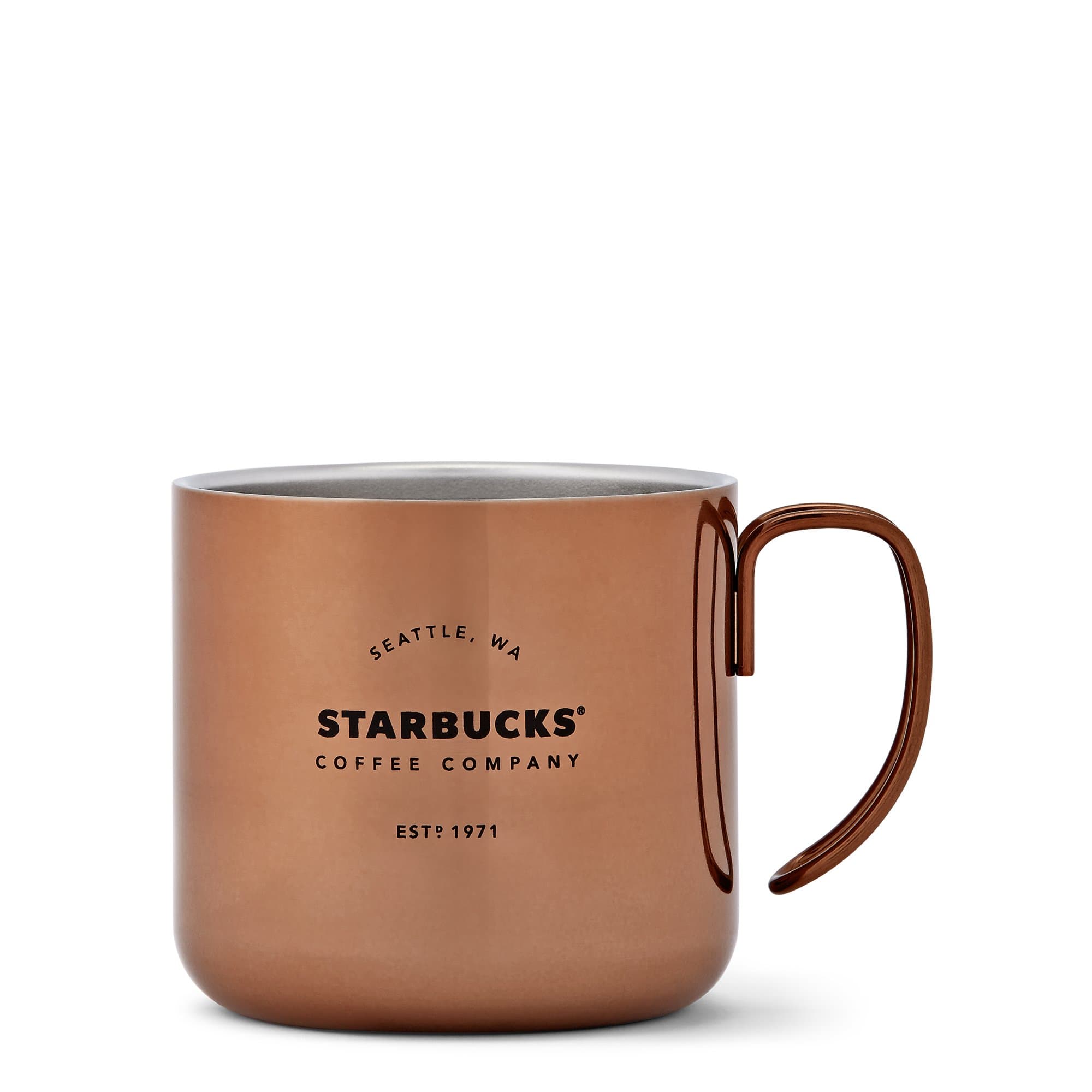 Starbucks Coffee Company Handle Mug, Copper, 12 oz