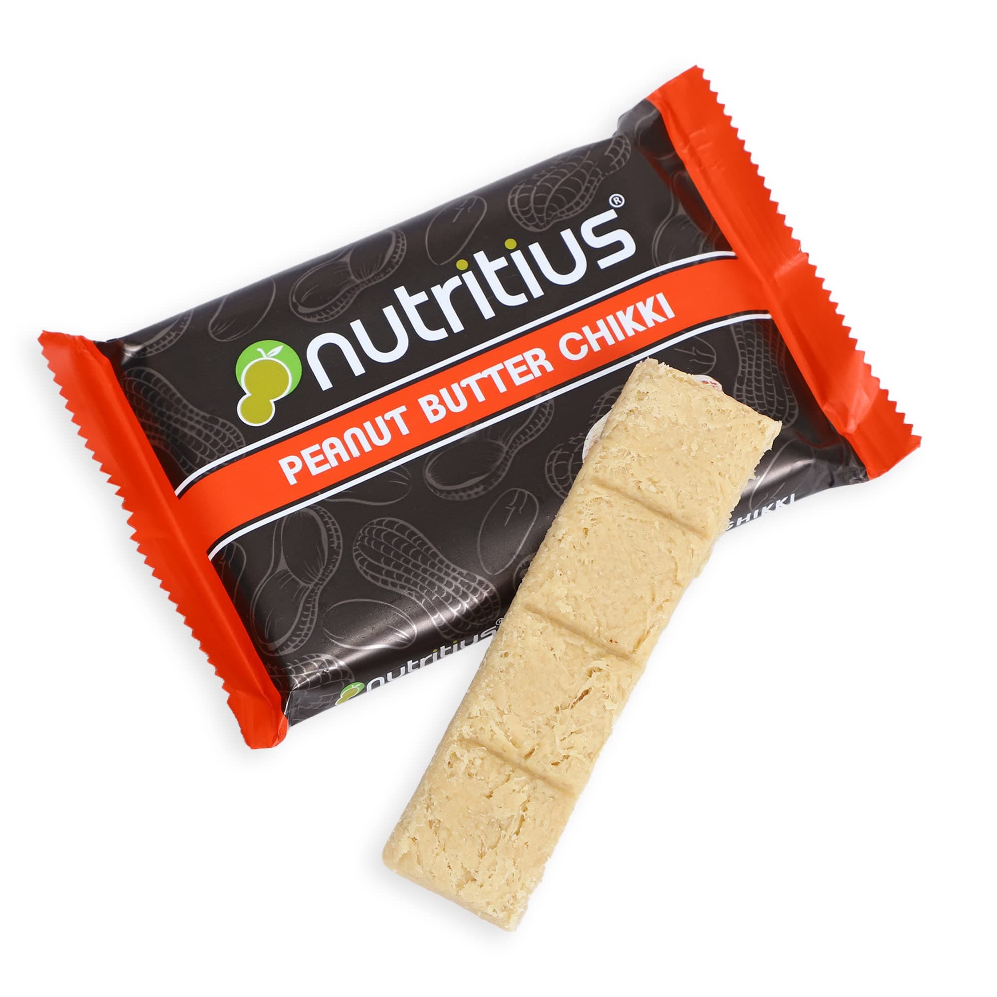 Peanut Butter Premium Soft Chikki 125g (Pack of 12) + 1 FREE Surprise Chikki (26g) | Peanut | No Preservative Colour or Flavours