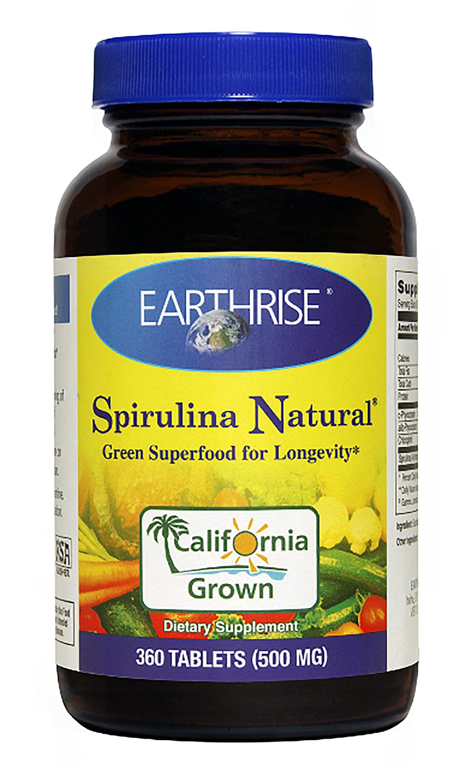 Earthrise Spirulina Natural 360Tablet