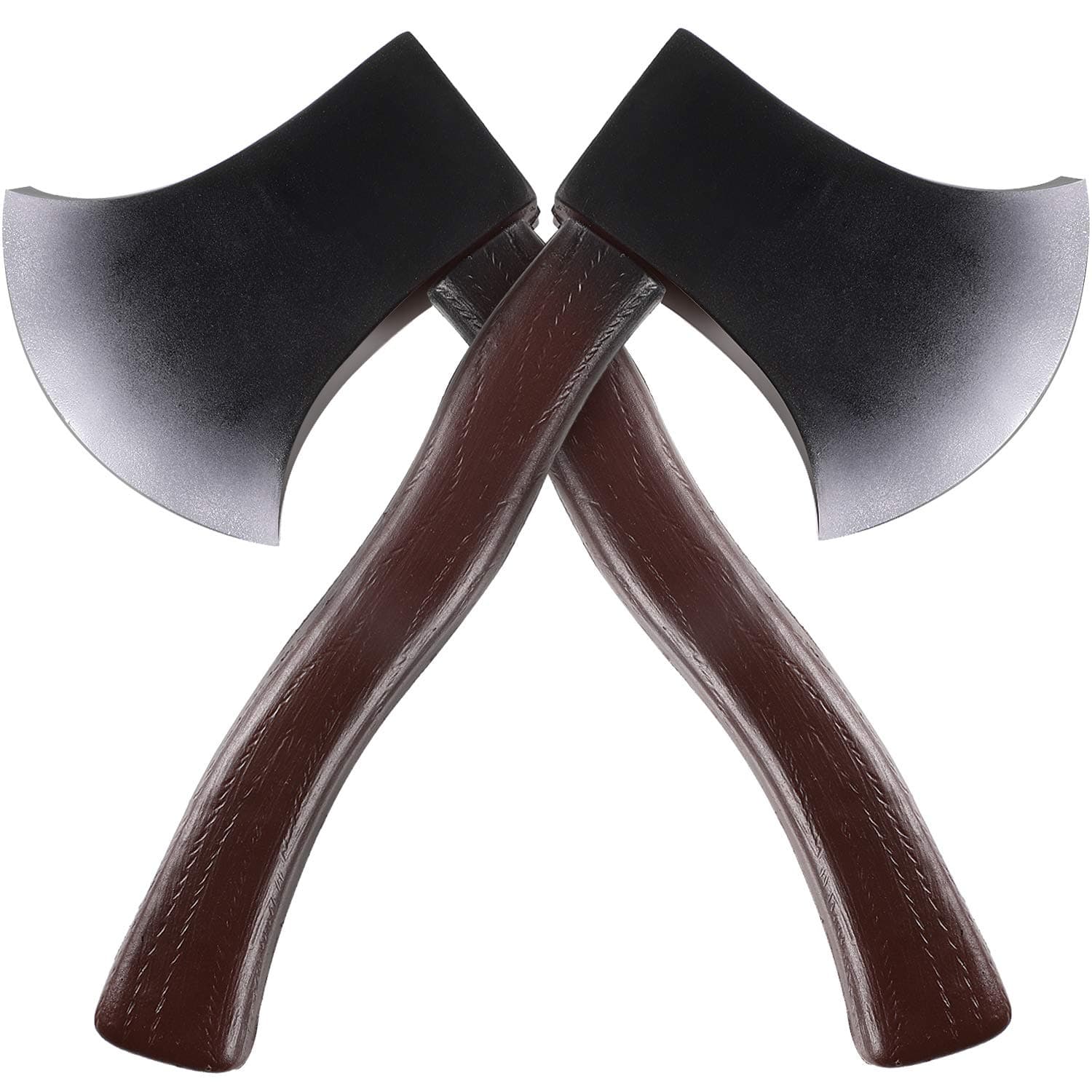 2 Pieces Halloween Axe Foam Hatchet Props Trick Props Fake Axes for Kids Halloween Costume Party