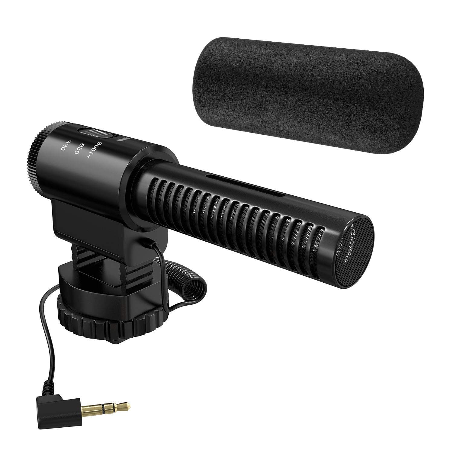Emiral Interview Microphone Directional Microphone Shotgun Video Microphone for DSLR Camera/DV Camcorder