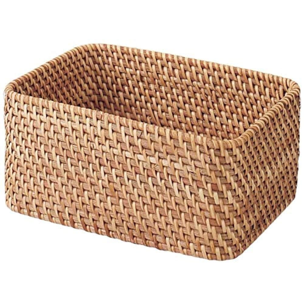 MUJI Overlap Rattan Rectangular Box