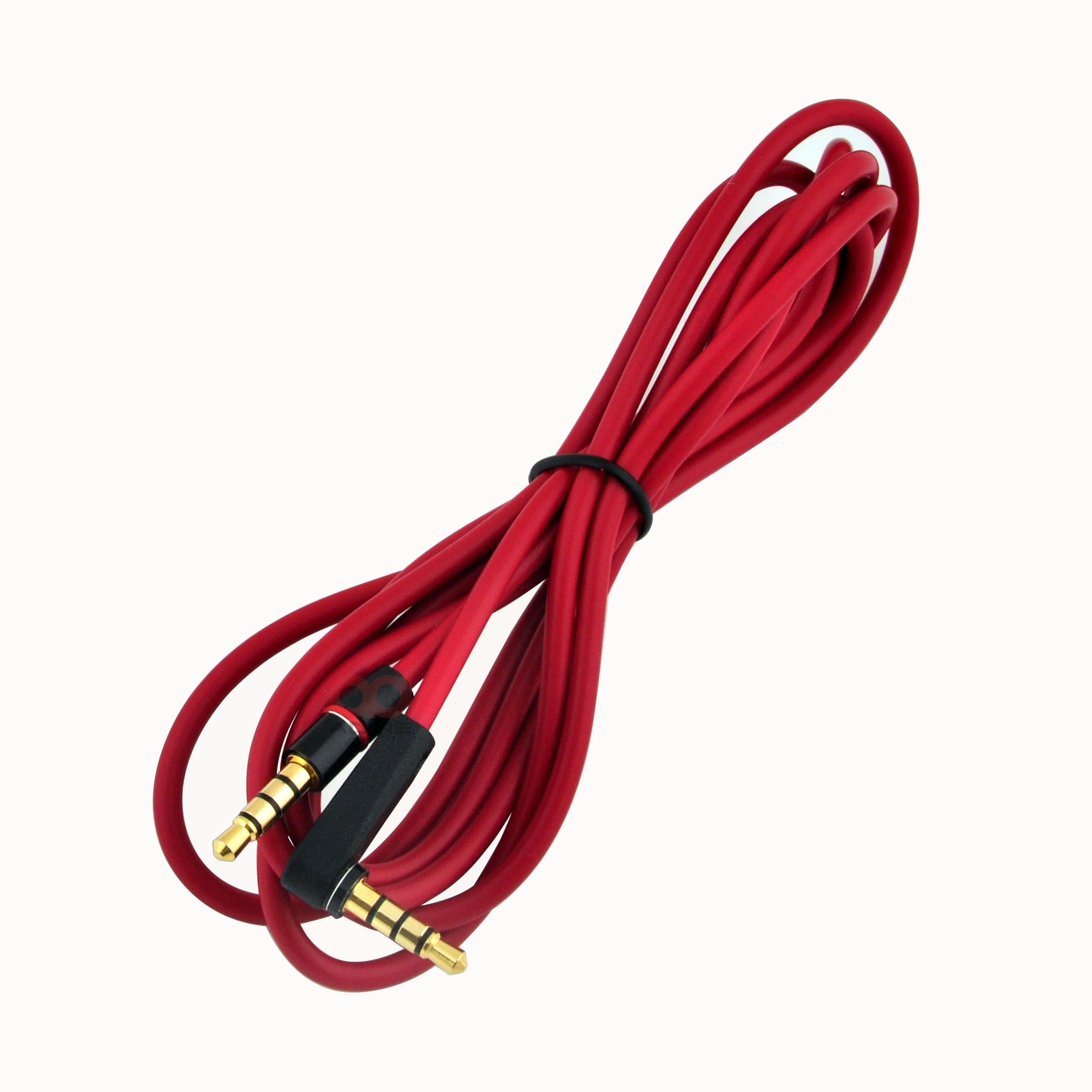 Replacement Cable for Dr. Dre Headphones Monster Solo Beats Studio/Apple iPod/iPhone/Ipad/Samsung/Mac/MacBook/Computer/Car Aduio, 42 Cores Copper Wire/ 3.5mm Adapter (1.5M Right Red)