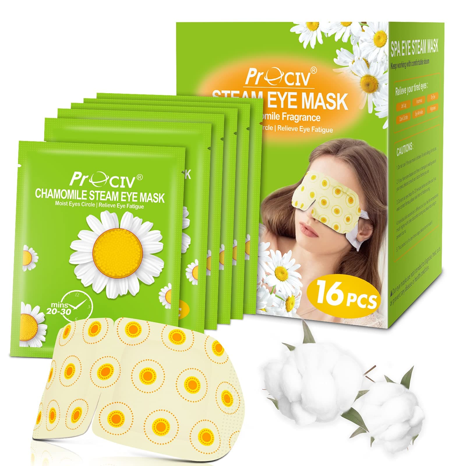 20 PCS Steam Eye Mask Warming Eye Mask Self Heating Eye Masks Sleep Masks Heated Eye Masks for Dry Eyes Fatigue Great Gift,Relaxing & Soothing Hot Compress for Stress Relief and Eye Care