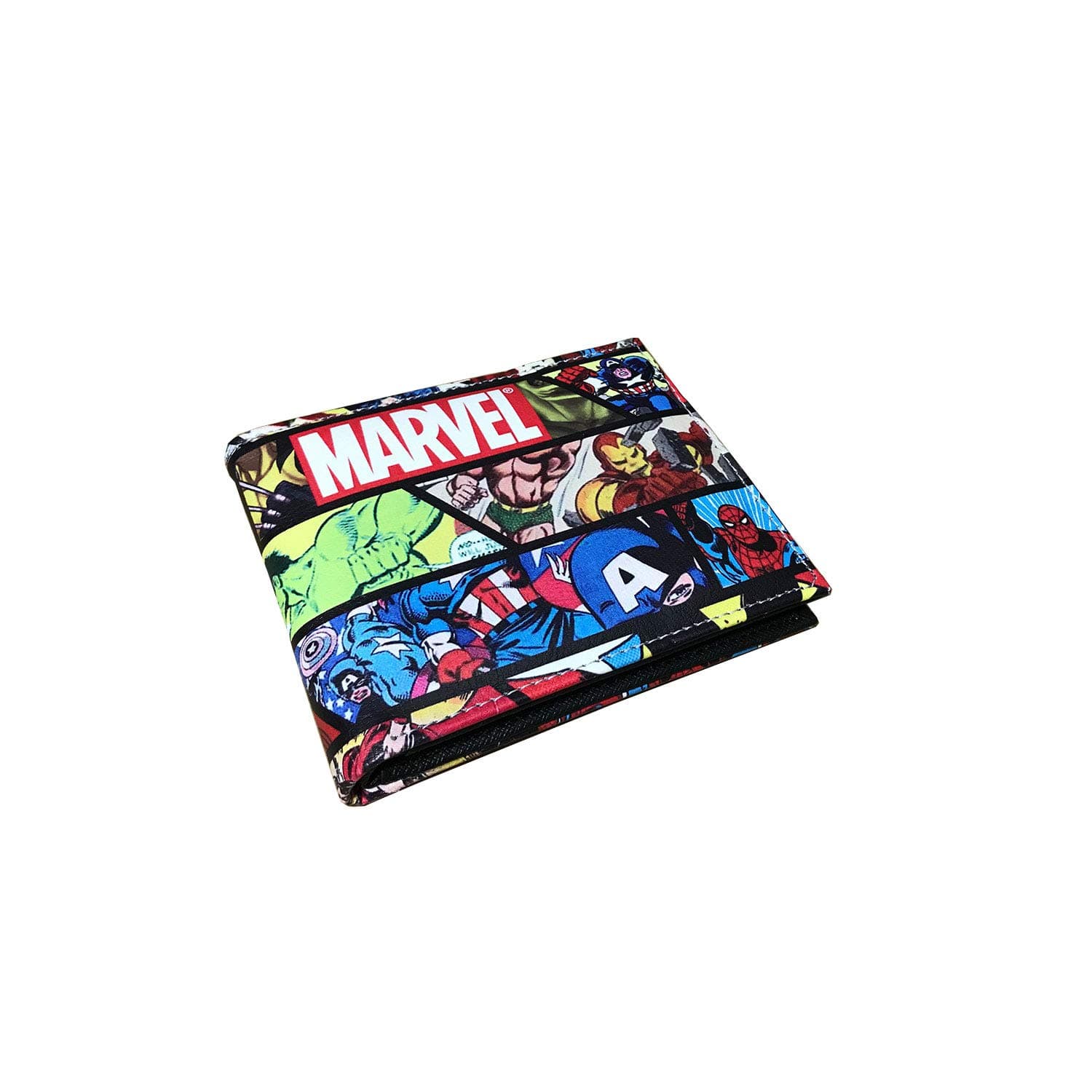 Superhero PVC material Bifold Wallet (Superhero Comics Edition)