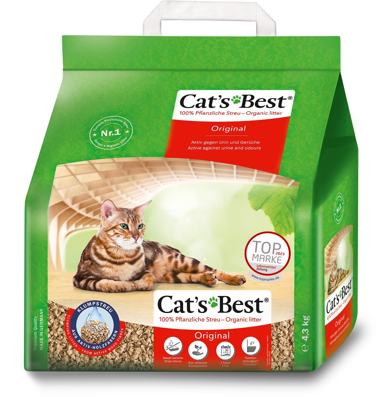 Cat'S Best Original Cat Litter, 4.3Kg