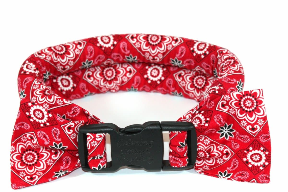 Calm Me Down - Calming Collars for Dog Anxiety - Medium, Red Bandana