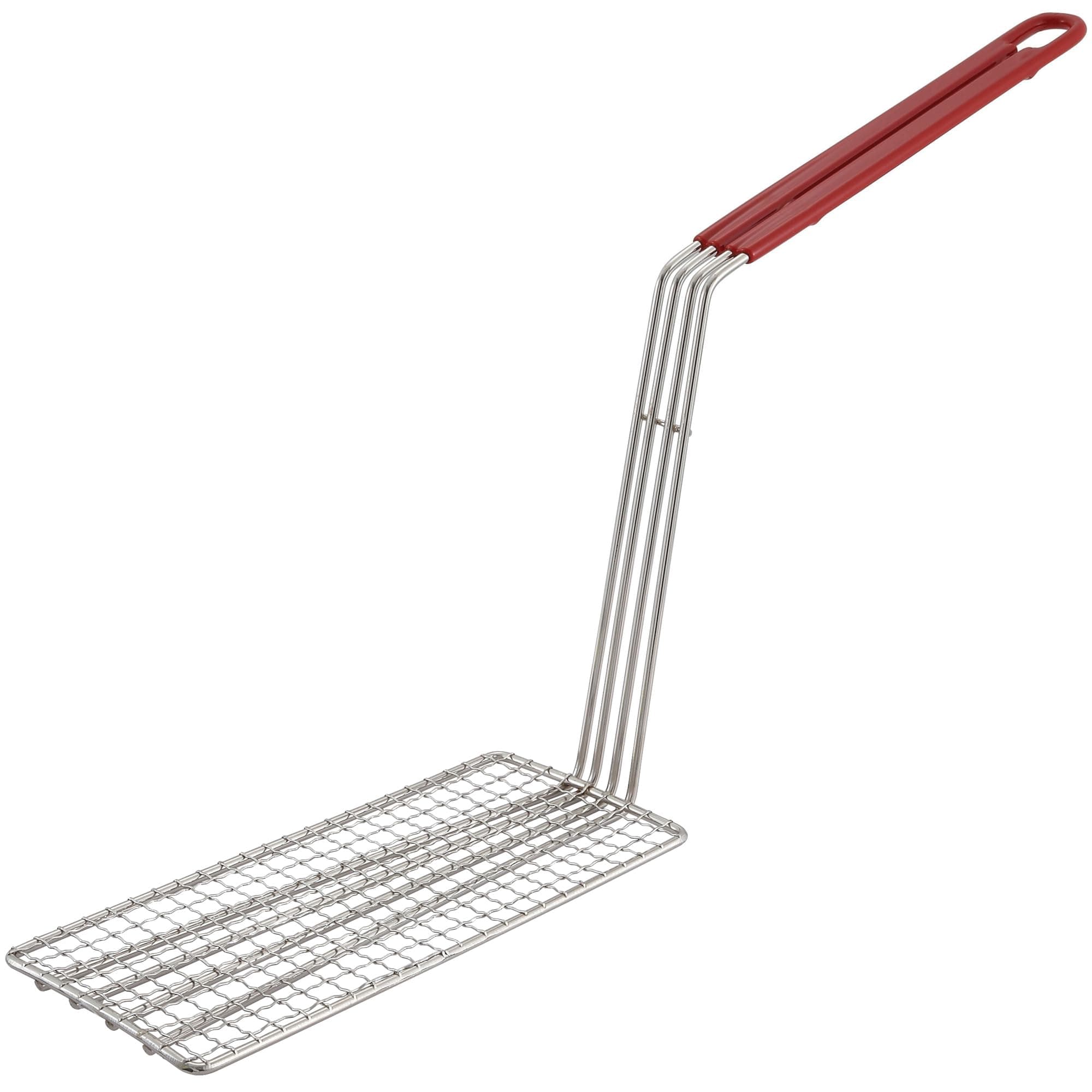 Winco FB-PB Fry Basket Press for Model FB-10 and FB-20 Baskets, Stainless Steel Medium,Silver, Small