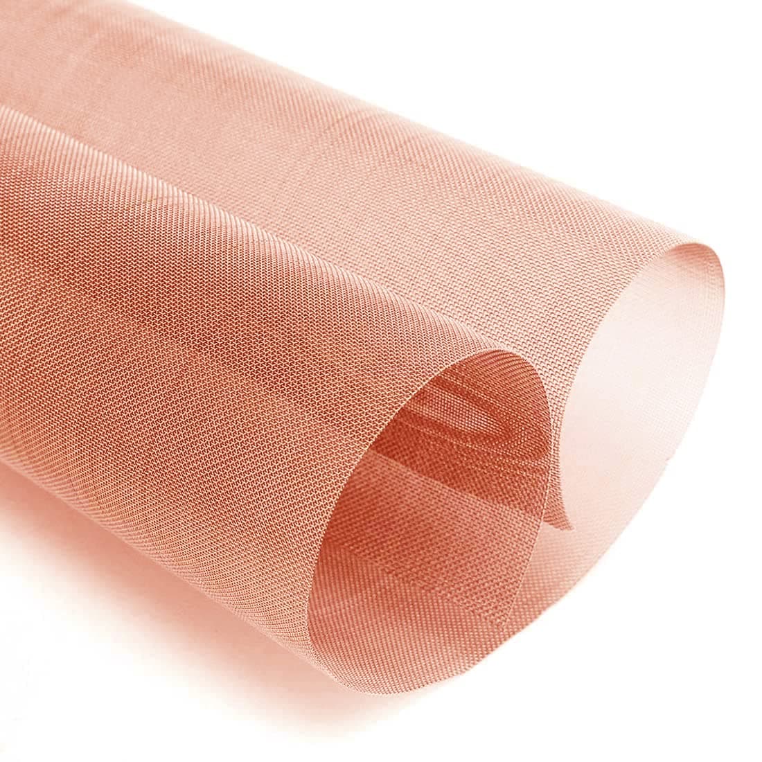1 Pack 80 Mesh 99.9% Pure Copper Screen Woven Mesh Screen, Copper Mesh Cloth Fine Mesh, 11.8x23.6 Inch