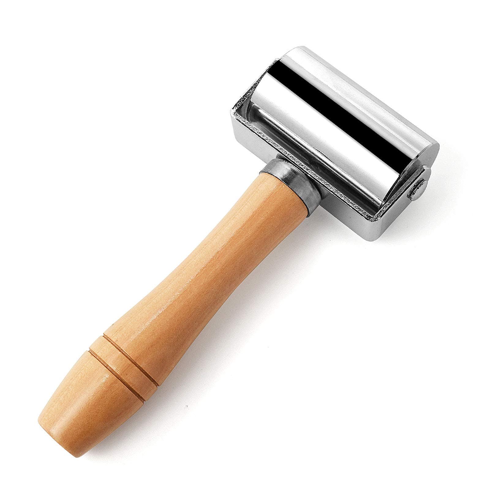 Edge Roller Leather Craft Glue Laminating Tool Leather Edge Creaser & Smoother Steel Iron Roller 59mm