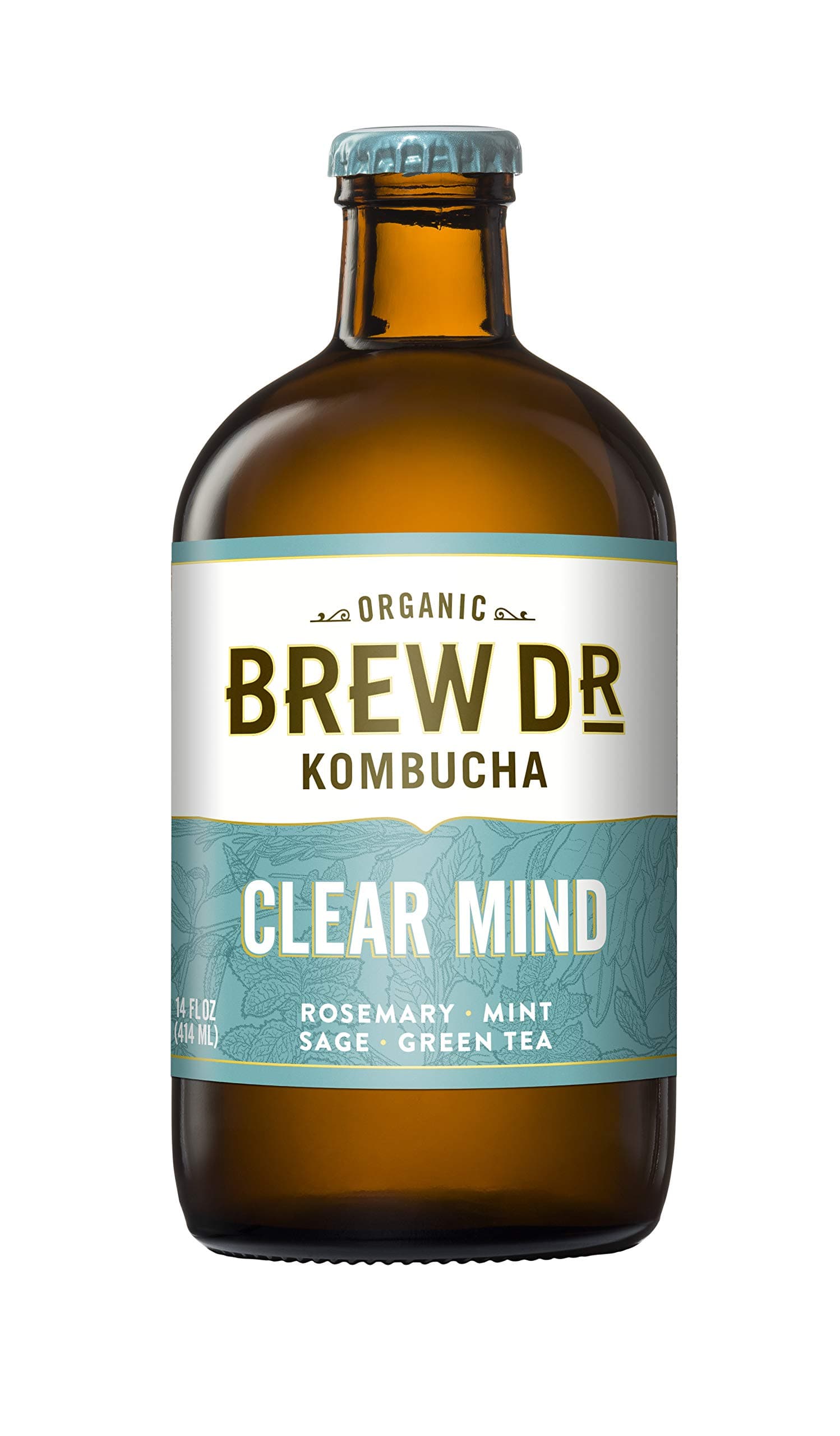 Brew Dr, Kombucha Clear Mind Organic, 14 Fl Oz