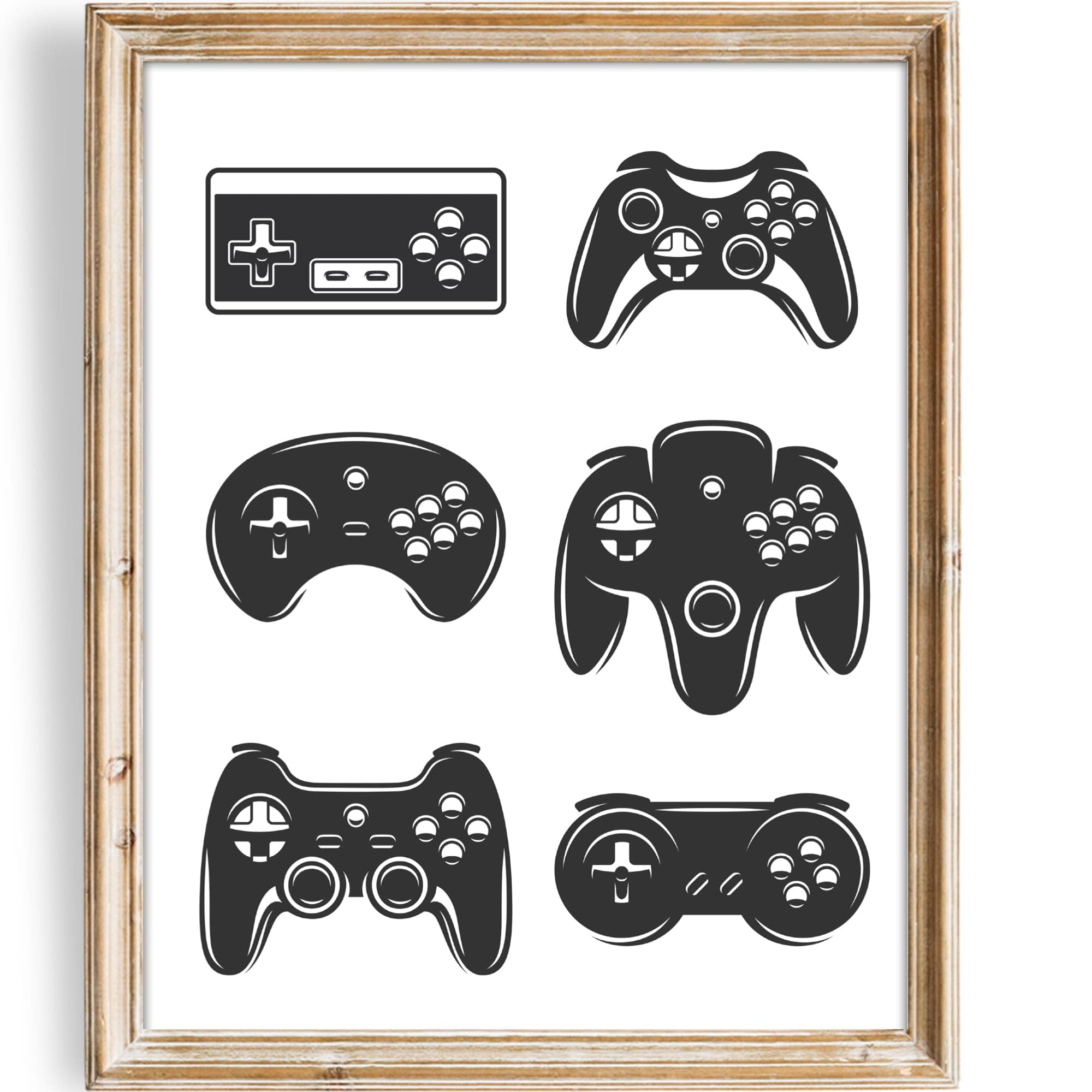 Video Game Wall Art Print - Unframed - 8x10 | Perfect for Gamers and Gaming Enthusiasts | Add a Touch of Adventure and Excitement to Your Gaming Room | Artwork to Elevate Your Space