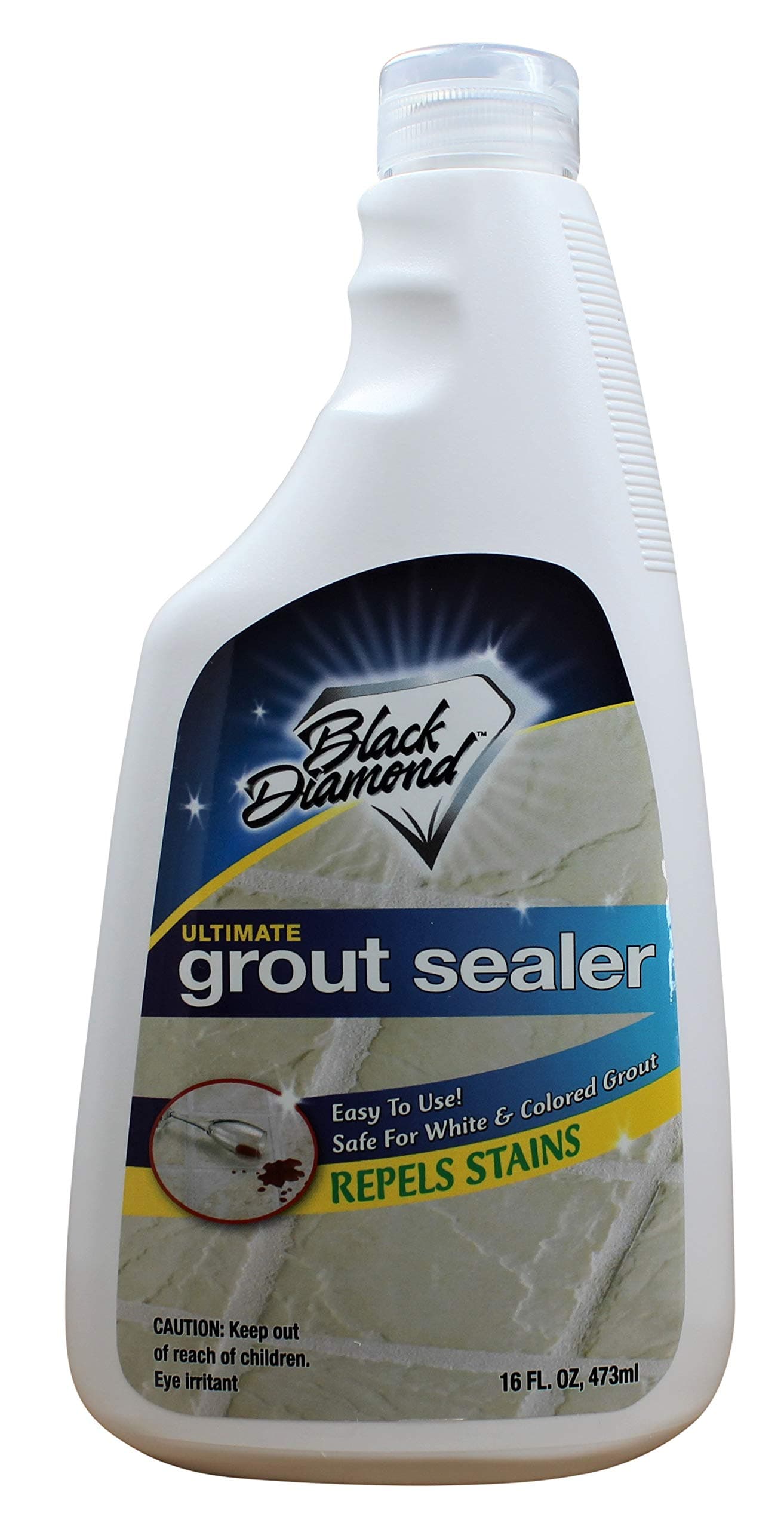 Black diamond stoneworks Ultimate Grout Sealer: Stain sealant Protector for Tile, Marble, Floors, Showers and countertops.