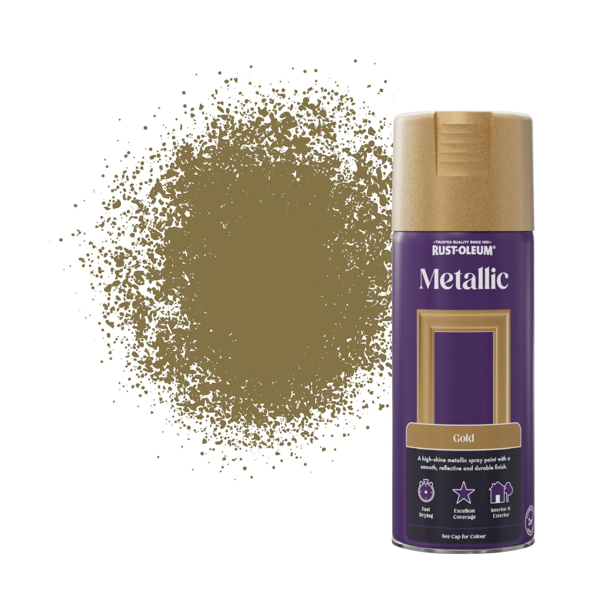 400ml Metallic Spray Paint - Elegant Gold