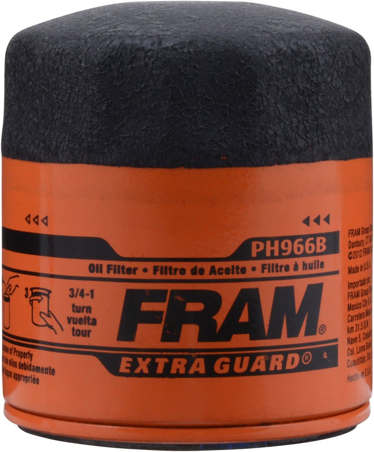 FramExtra Guard PH966B, 10K Mile Change Interval Spin-On Oil Filter