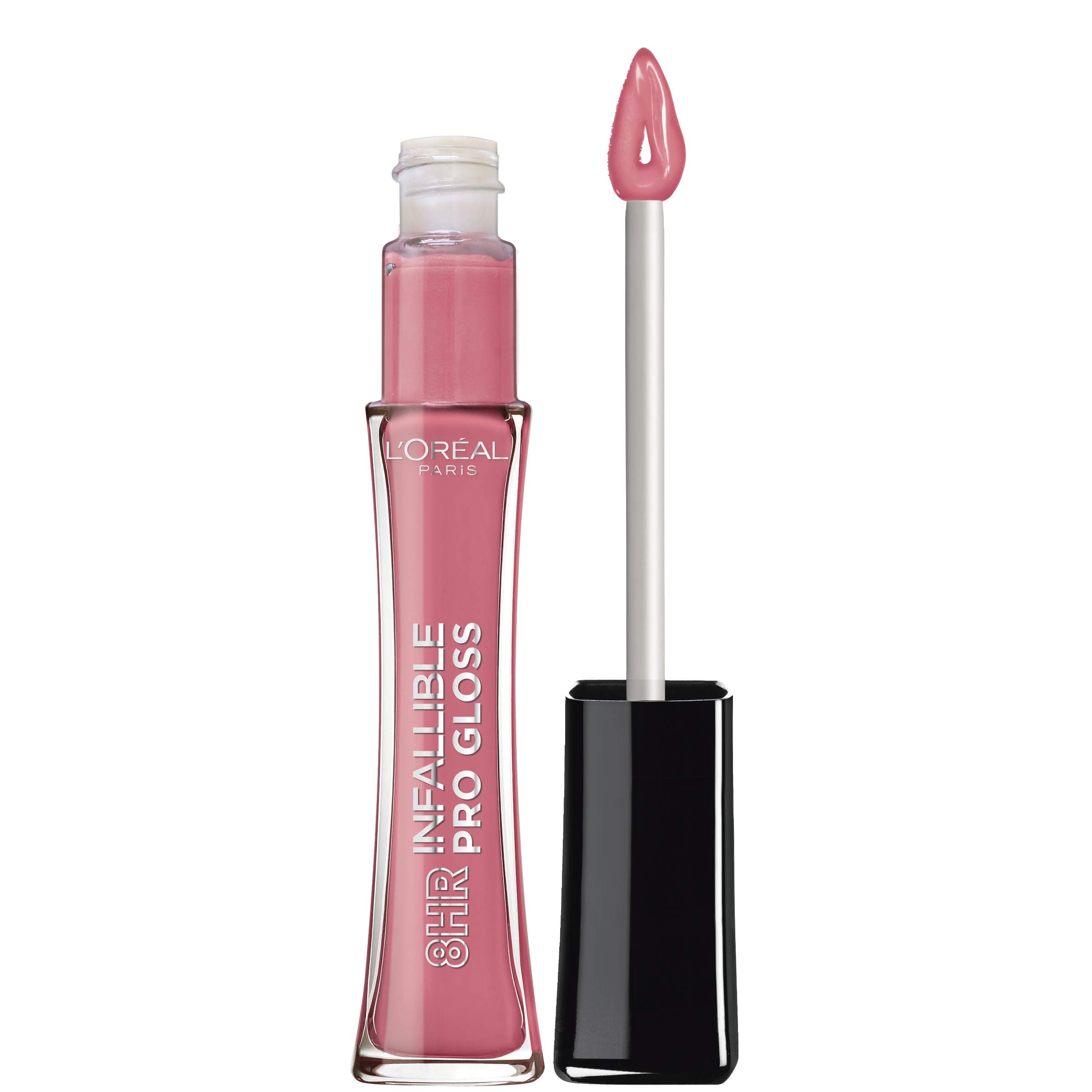 L’Oréal Paris (Nightfall Rose) - L'Oreal Makeup Infallible 8 Hour Hydrating Lip Gloss, Nightfall Rose, 15ml