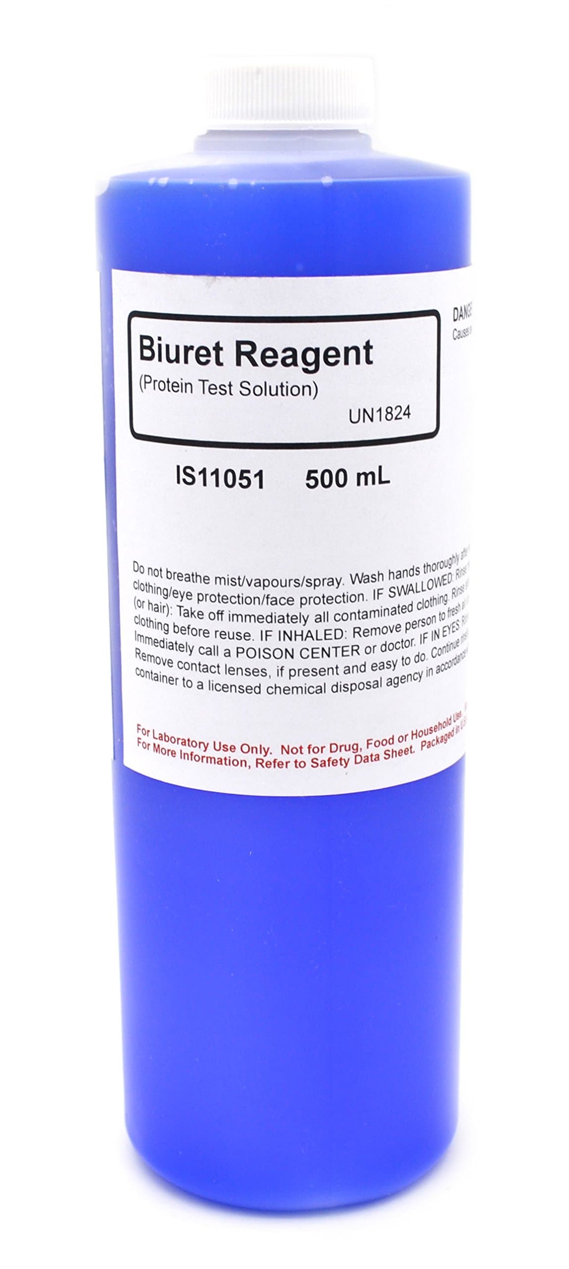 Innovating Science - Biuret Reagent, 500mL, Laboratory Grade Solution for Protein Detection, Biology & Biochemistry Experiments, Educational & Professional Science Labs
