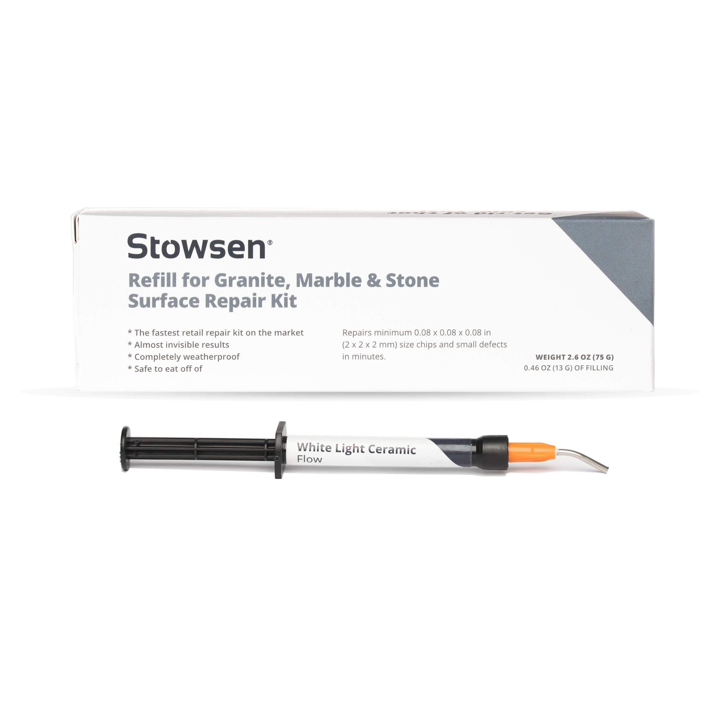 Refill for Granite, Marble & Stone Repair Kit - Fix Chips & Defects in Minutes | Restore Tiles & Countertops with Ease | for Quartz Corian Marble or Stone | Flawless Results Every Time